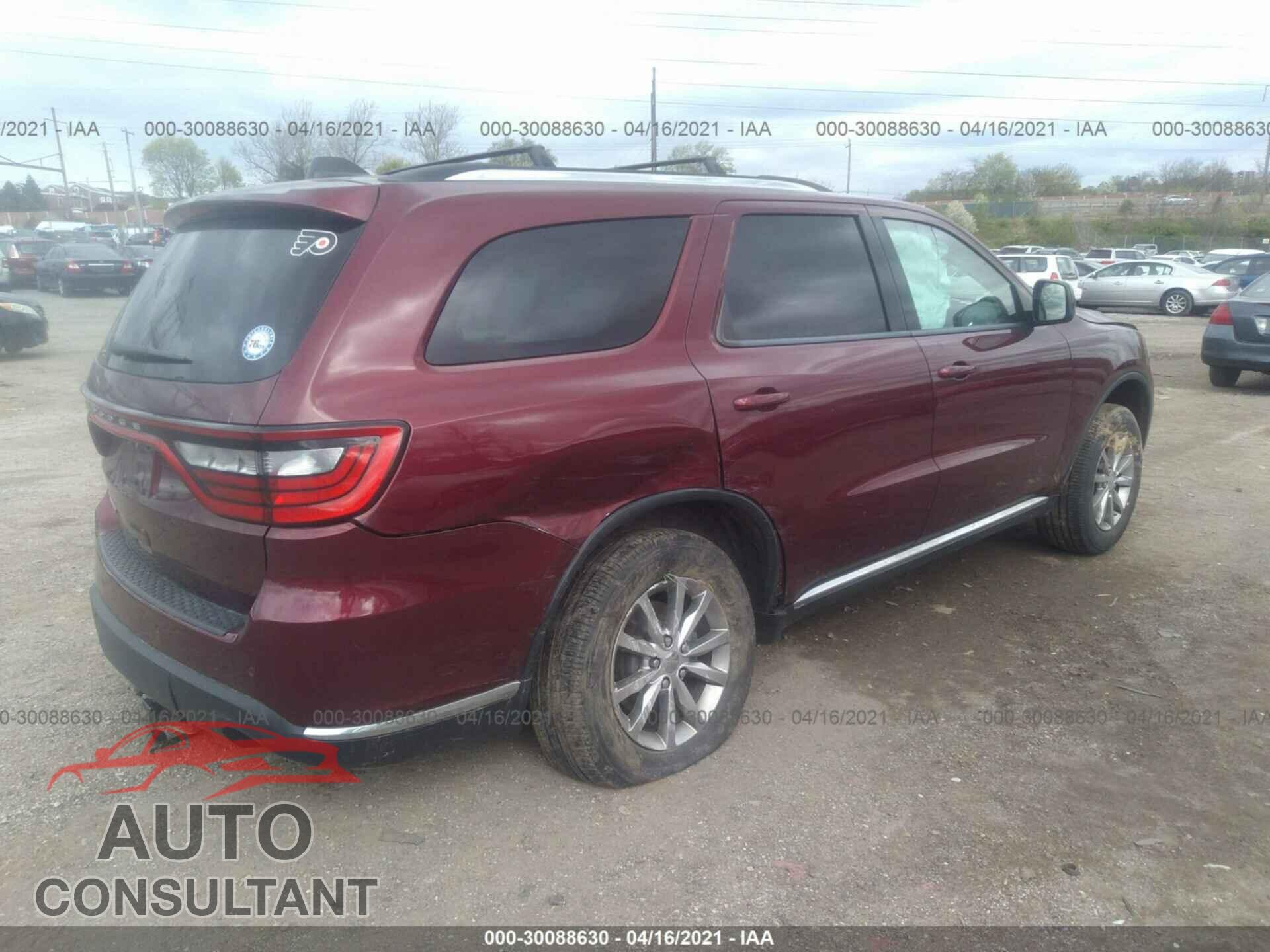 DODGE DURANGO 2017 - 1C4RDJAG5HC681196