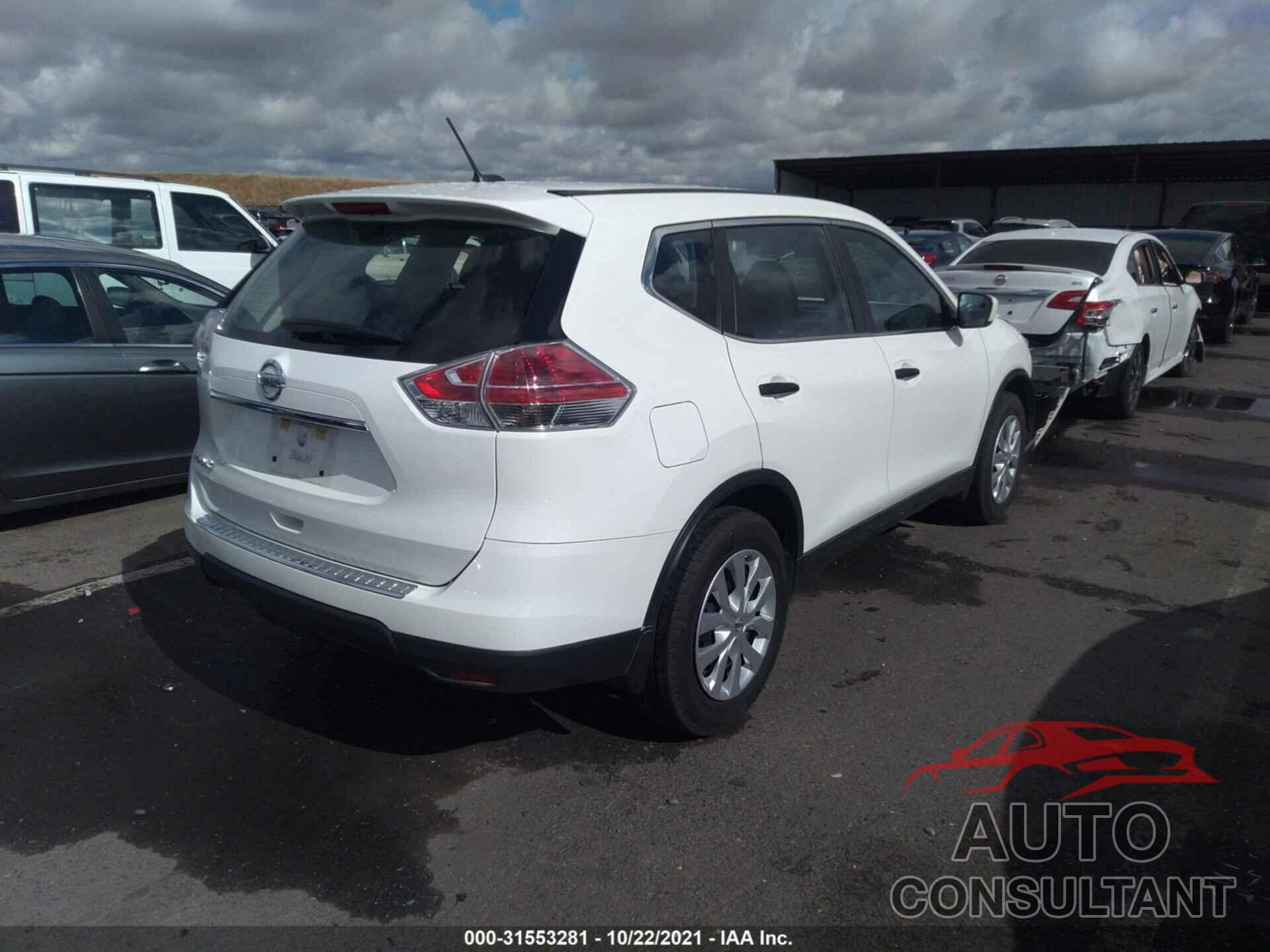 NISSAN ROGUE 2016 - 5N1AT2MT2GC848008