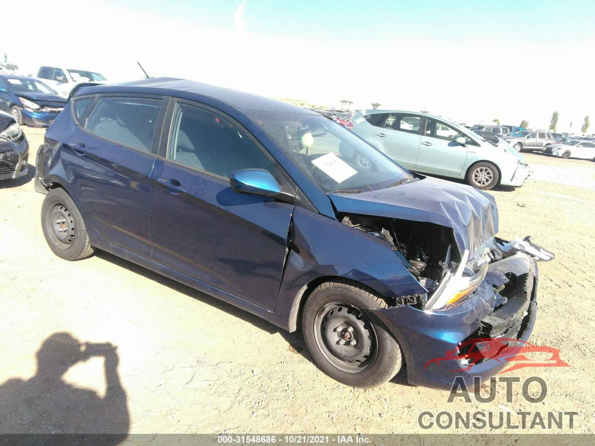 HYUNDAI ACCENT 2017 - KMHCT5AE7HU311386