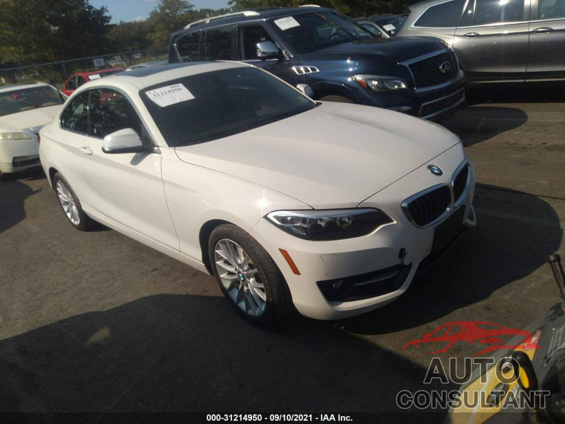 BMW 2 SERIES 2016 - WBA1G9C52GV599604