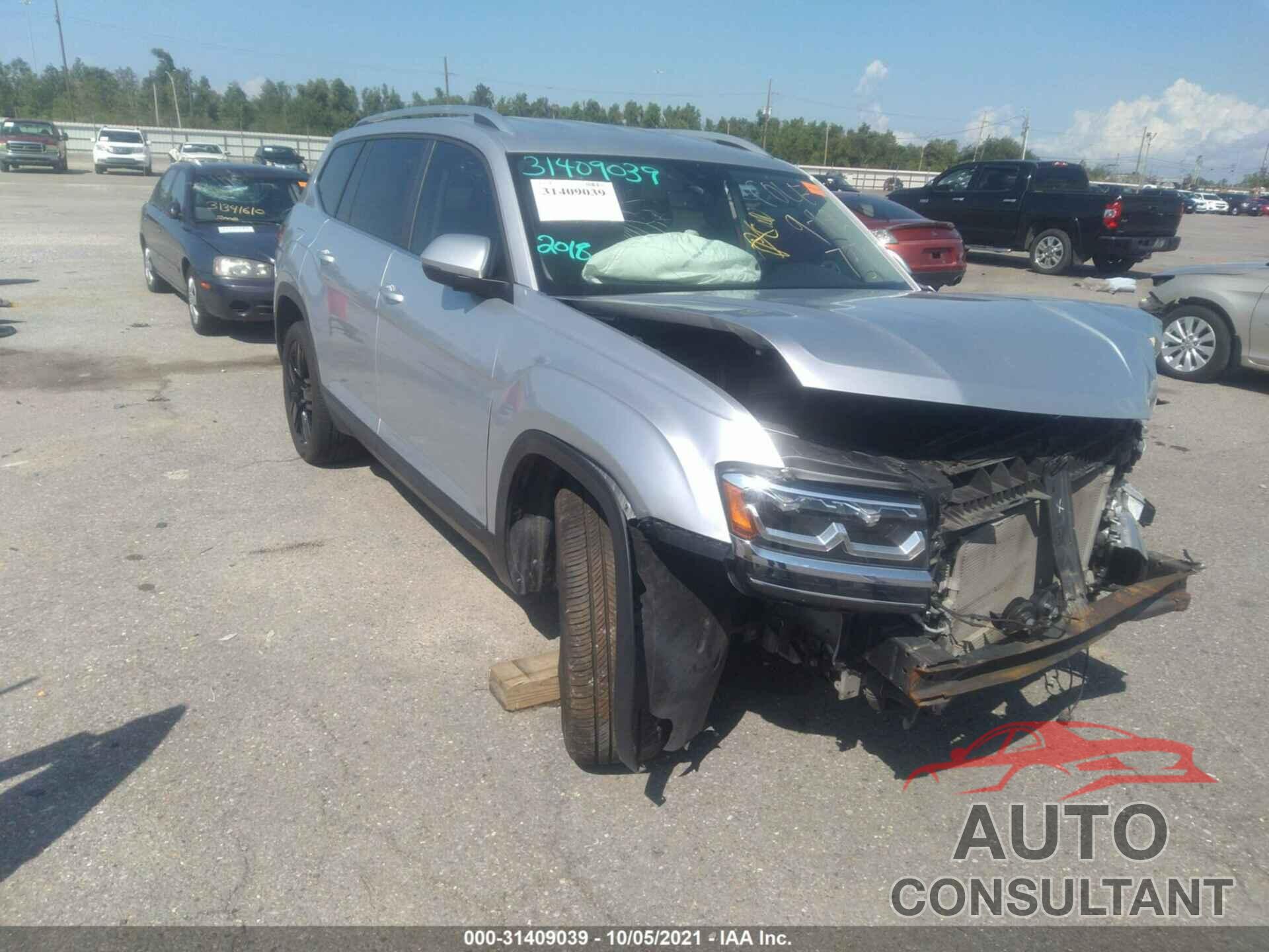 VOLKSWAGEN ATLAS 2018 - 1V2DR2CA2JC557370