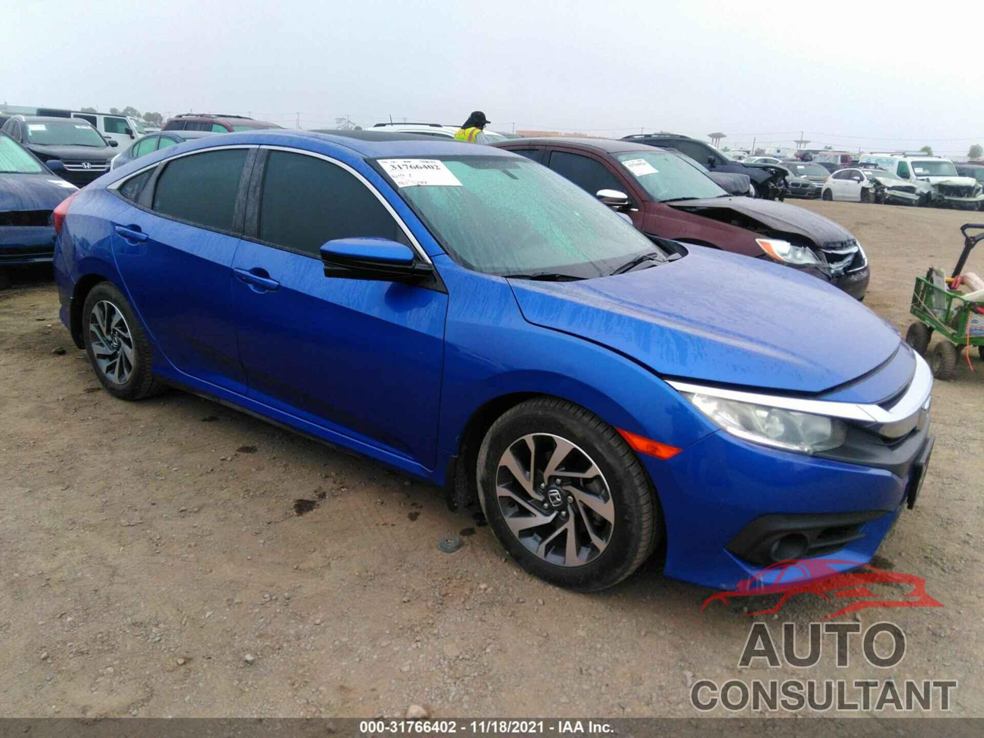 HONDA CIVIC SEDAN 2016 - 19XFC2F78GE008477