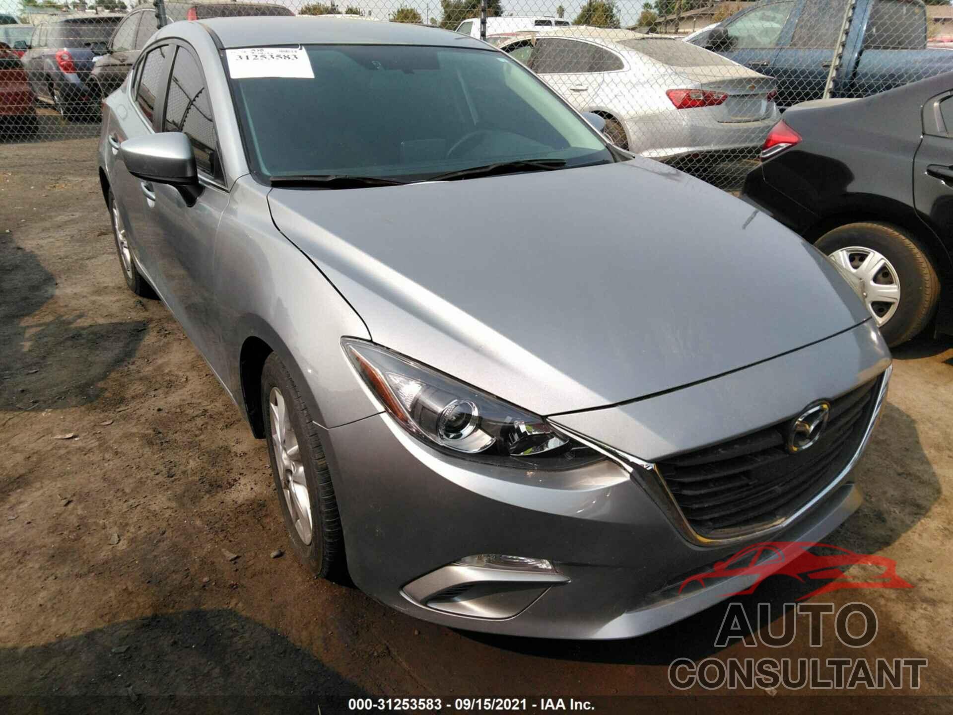 MAZDA MAZDA3 2016 - JM1BM1U72G1316434