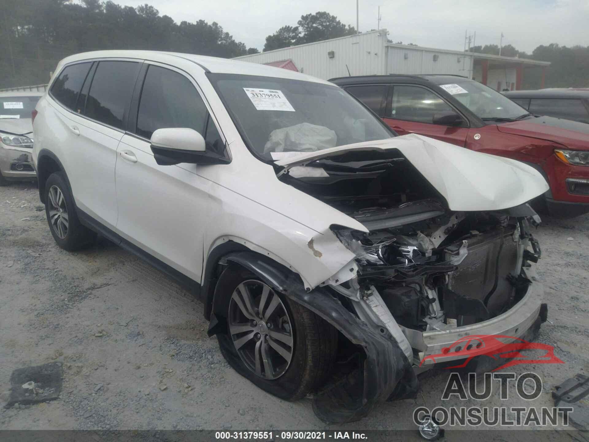 HONDA PILOT 2017 - 5FNYF5H35HB034798