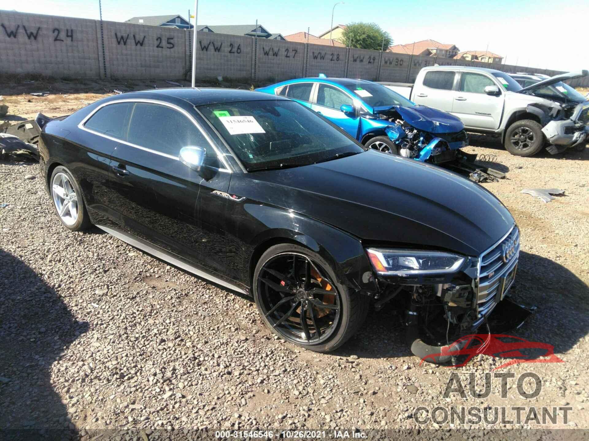AUDI S5 COUPE 2019 - WAUP4AF59KA053205