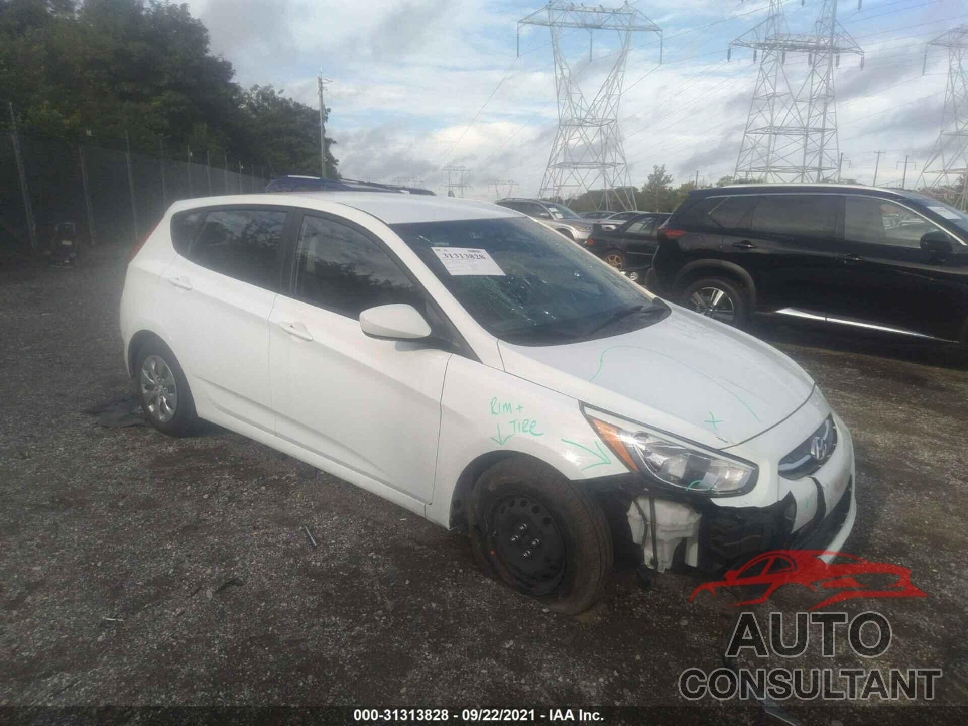 HYUNDAI ACCENT 2017 - KMHCT5AE2HU312249