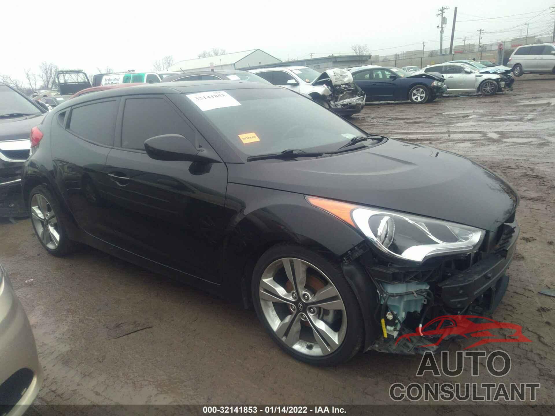 HYUNDAI VELOSTER 2017 - KMHTC6AD6HU322411