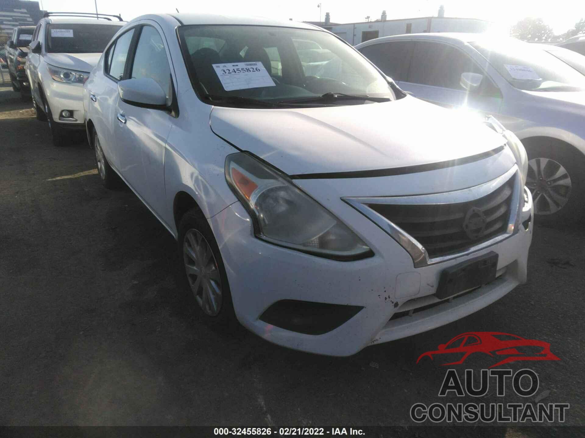 NISSAN VERSA 2016 - 3N1CN7APXGL902030