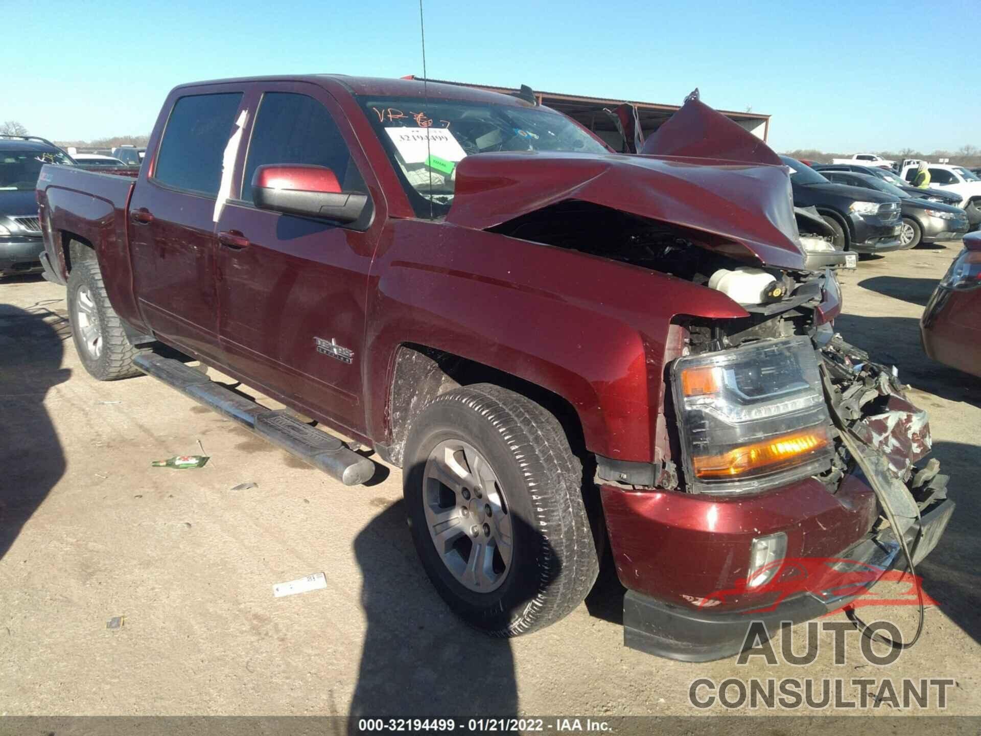 CHEVROLET SILVERADO 1500 2017 - 3GCUKREC1HG314234