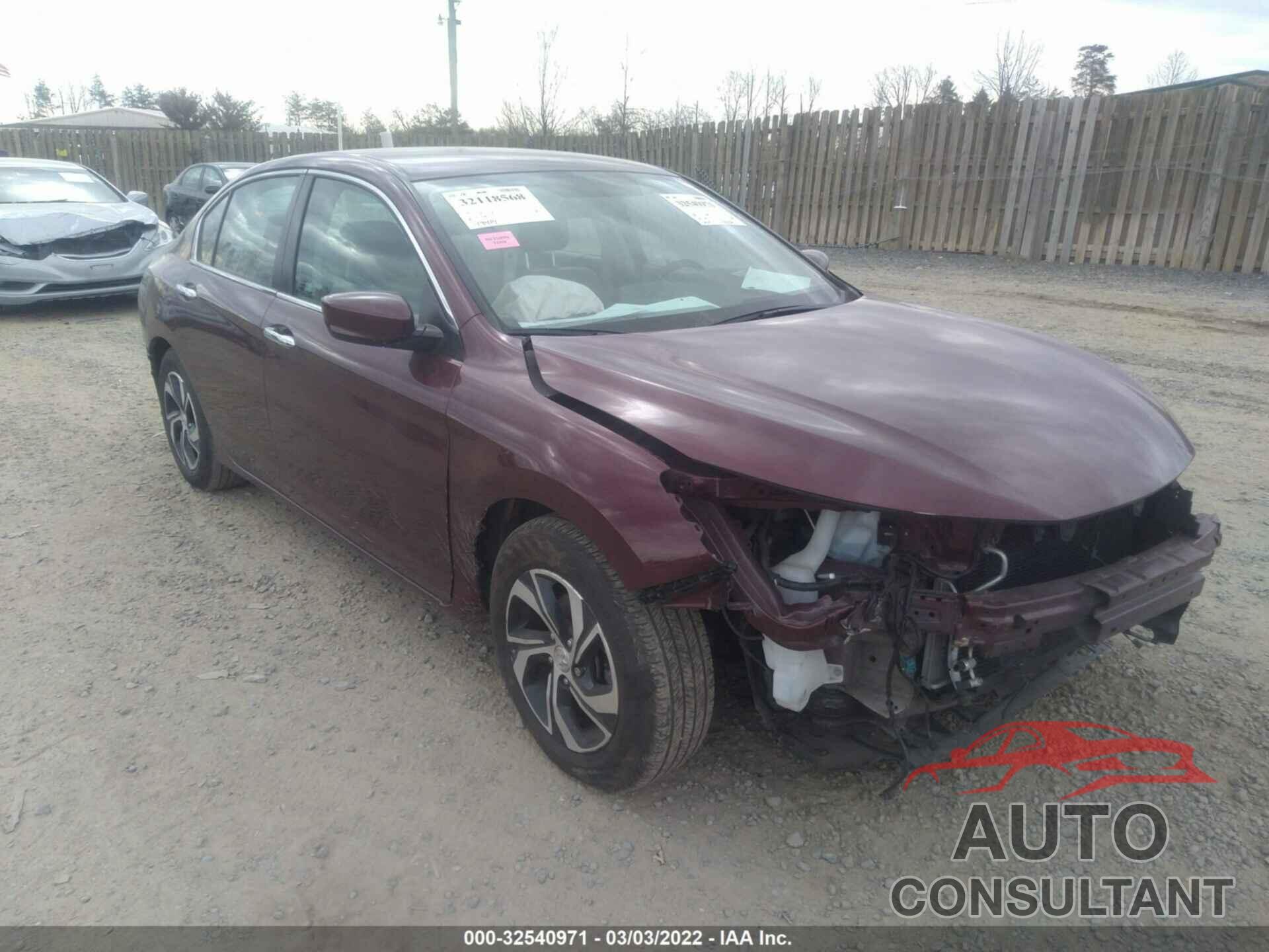 HONDA ACCORD SEDAN 2017 - 1HGCR2F37HA209484