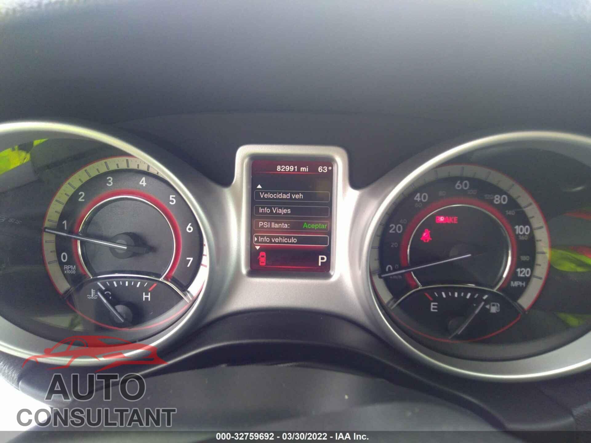 DODGE JOURNEY 2017 - 3C4PDCAB1HT710141