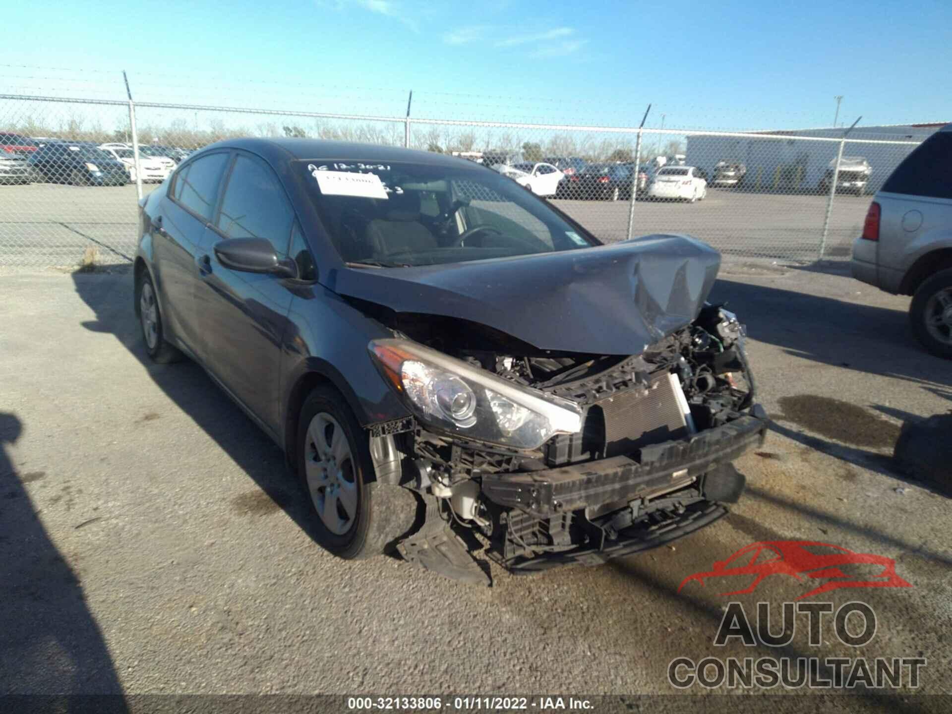 KIA FORTE 2016 - KNAFK4A64G5471223