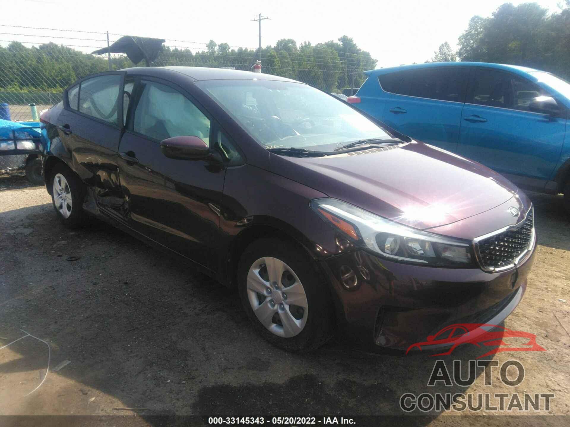 KIA FORTE 2017 - 3KPFK4A75HE040438