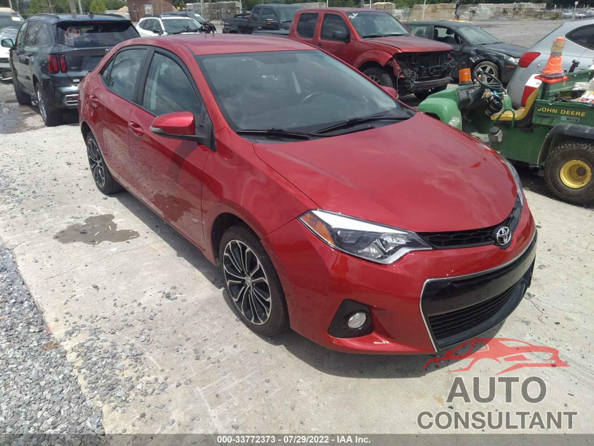 TOYOTA COROLLA 2016 - 2T1BURHE3GC575842