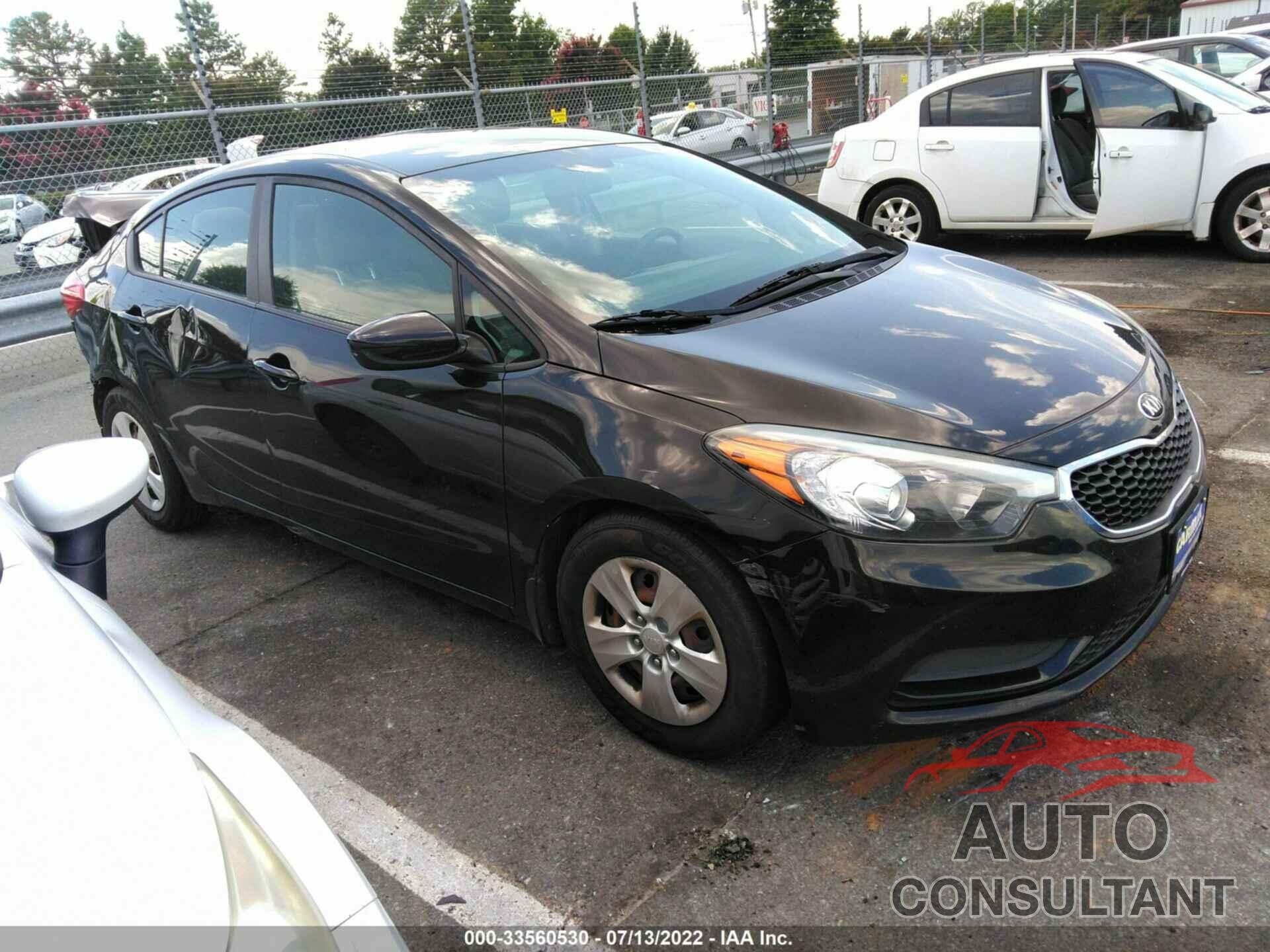 KIA FORTE 2016 - KNAFK4A69G5540150