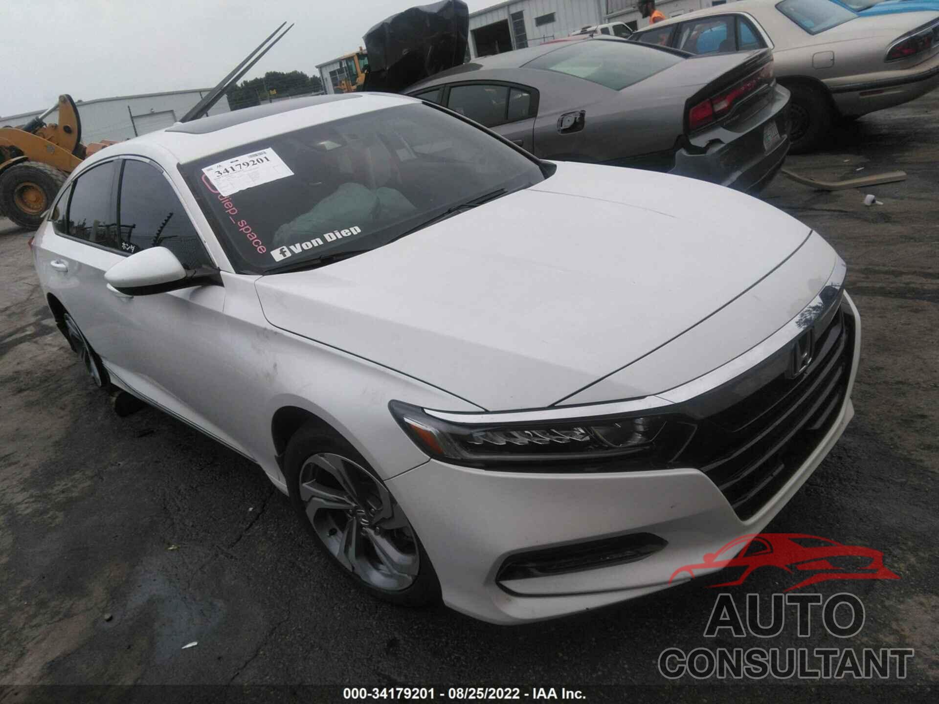 HONDA ACCORD SEDAN 2019 - 1HGCV1F41KA060589