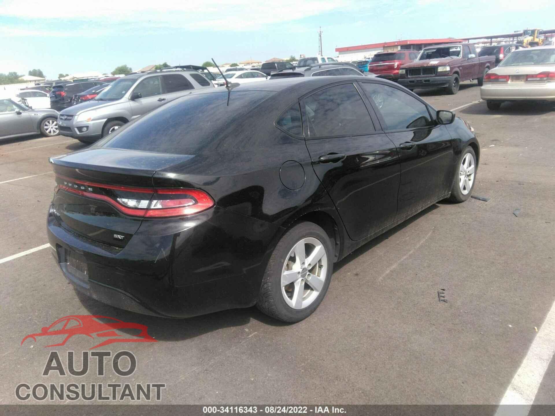 DODGE DART 2016 - 1C3CDFBB5GD701109