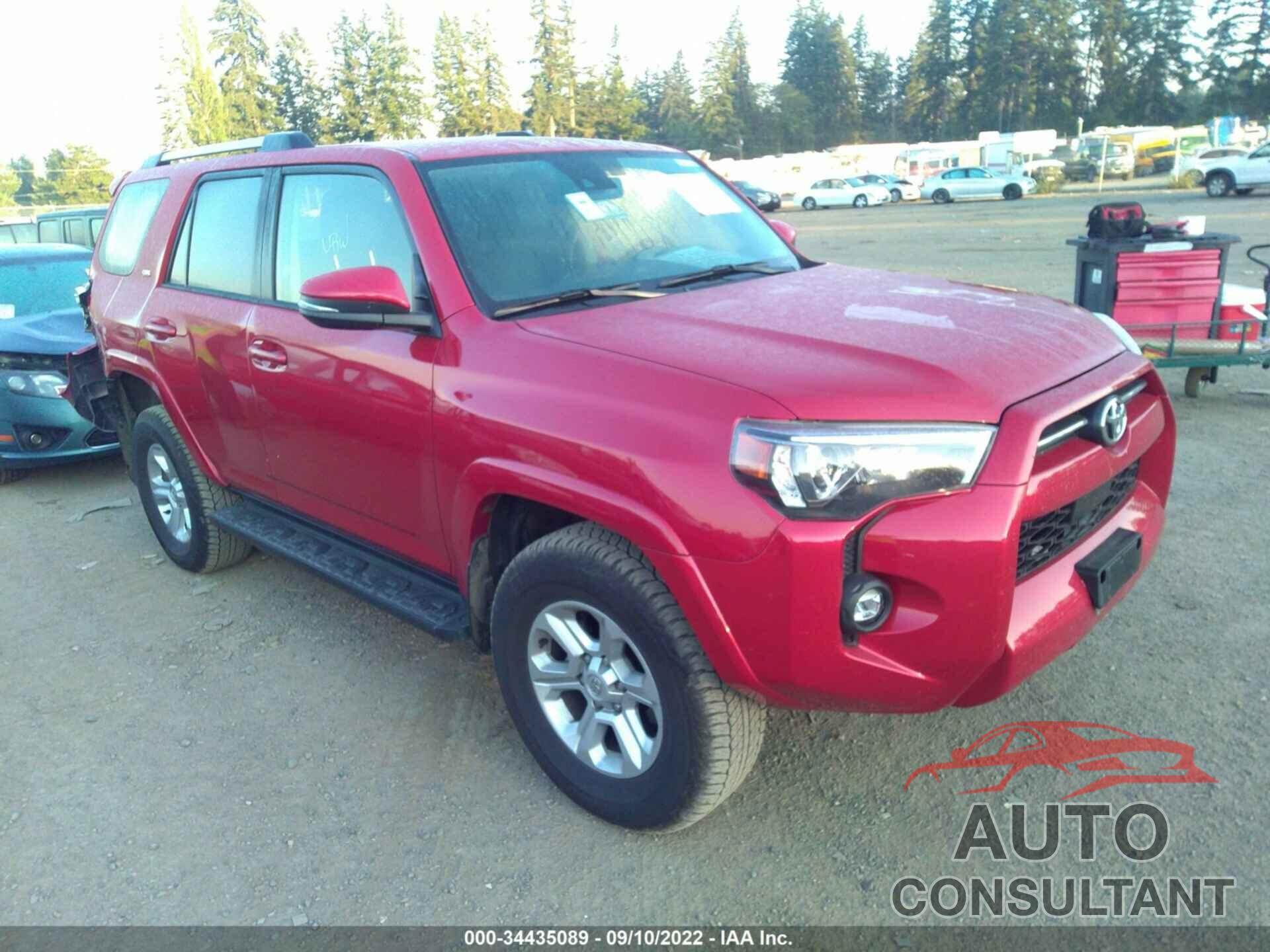 TOYOTA 4RUNNER 2022 - JTENU5JR2N6020576