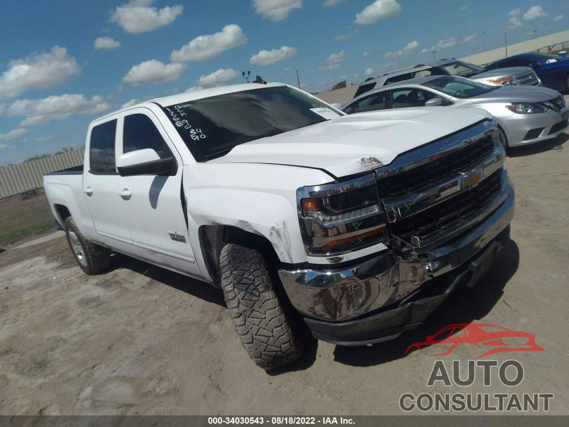 CHEVROLET SILVERADO 1500 2017 - 3GCPCREC2HG107071