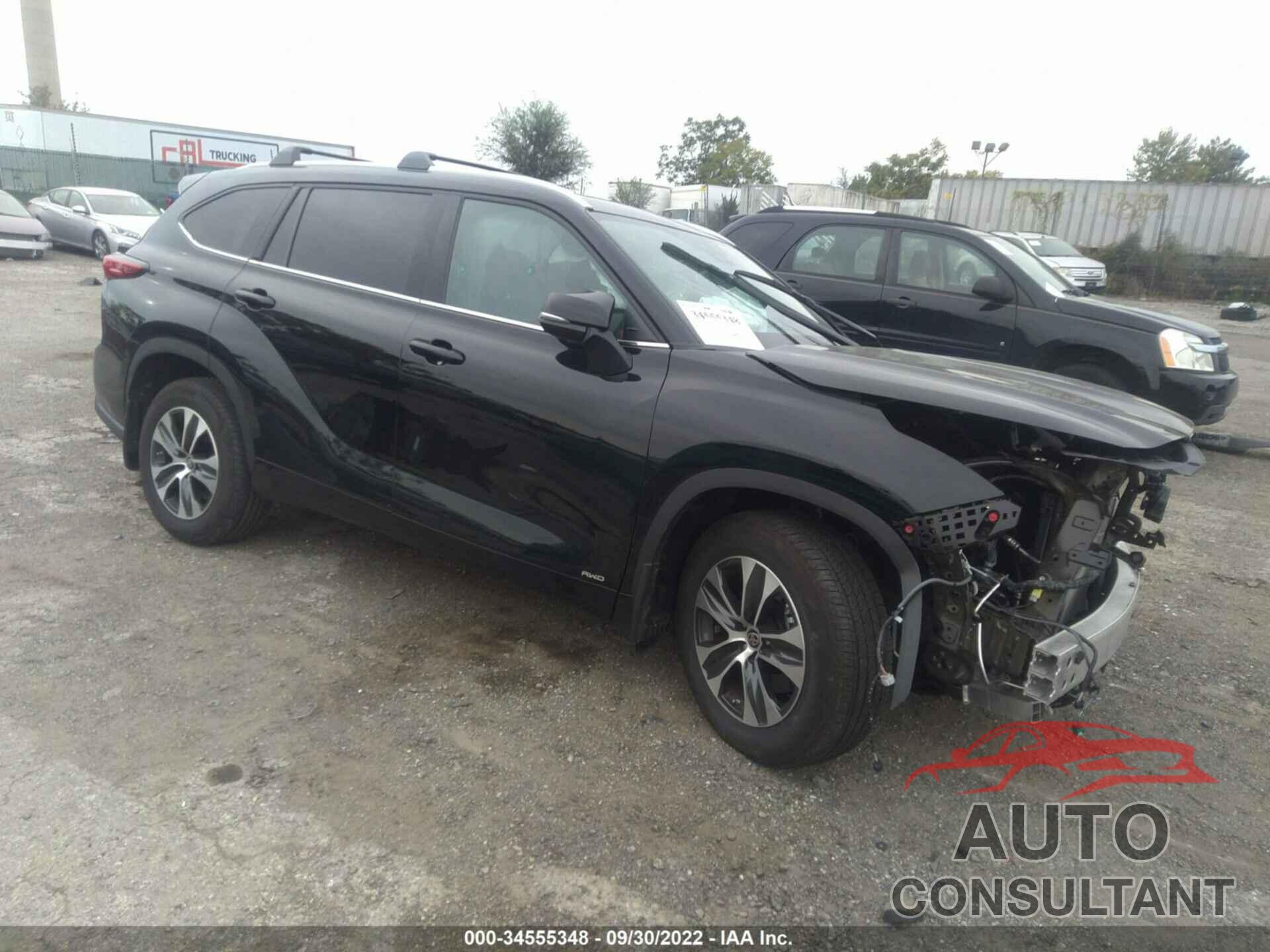 TOYOTA HIGHLANDER 2022 - 5TDGBRCH5NS547087