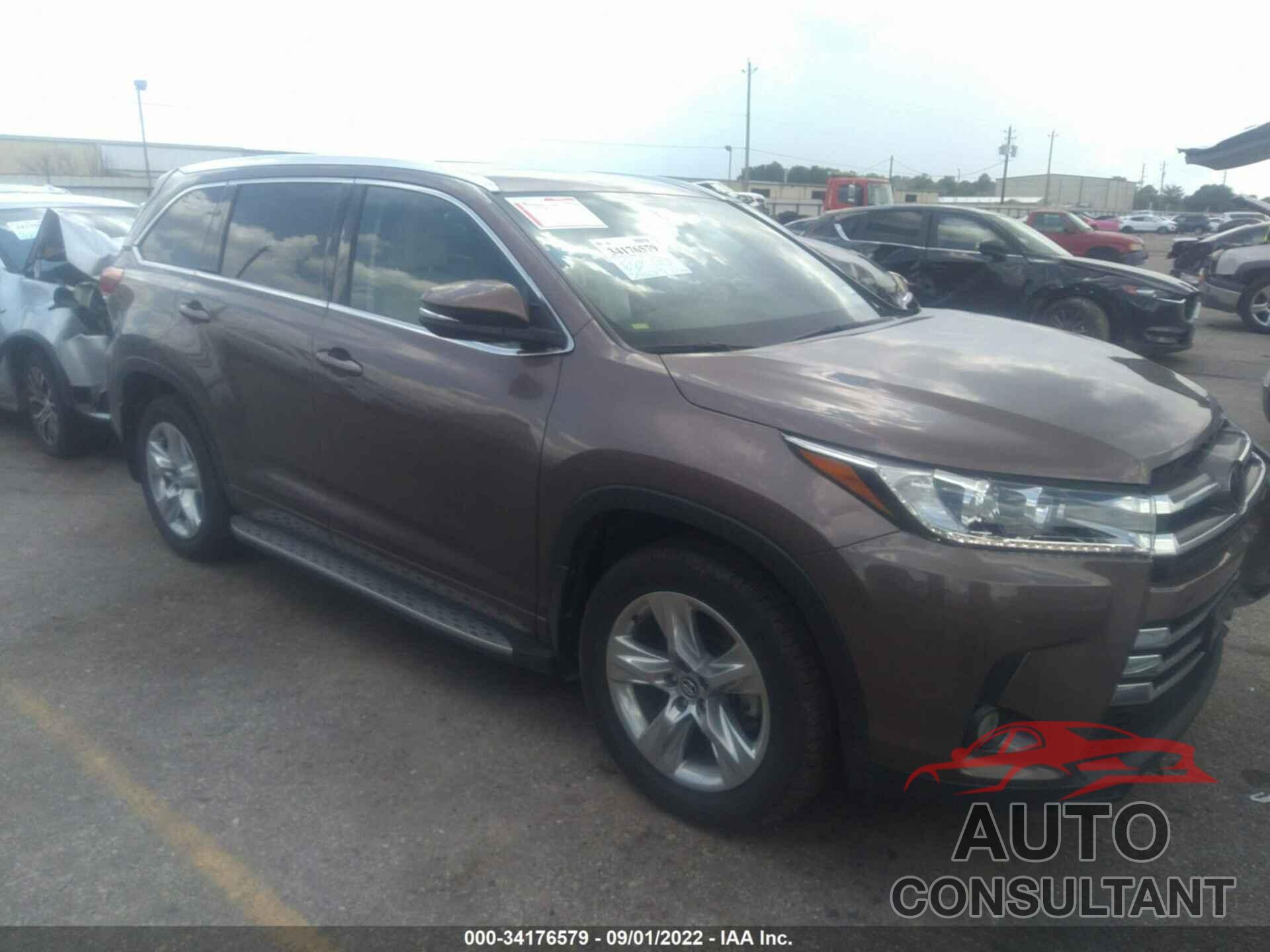 TOYOTA HIGHLANDER 2017 - 5TDYZRFH6HS231889