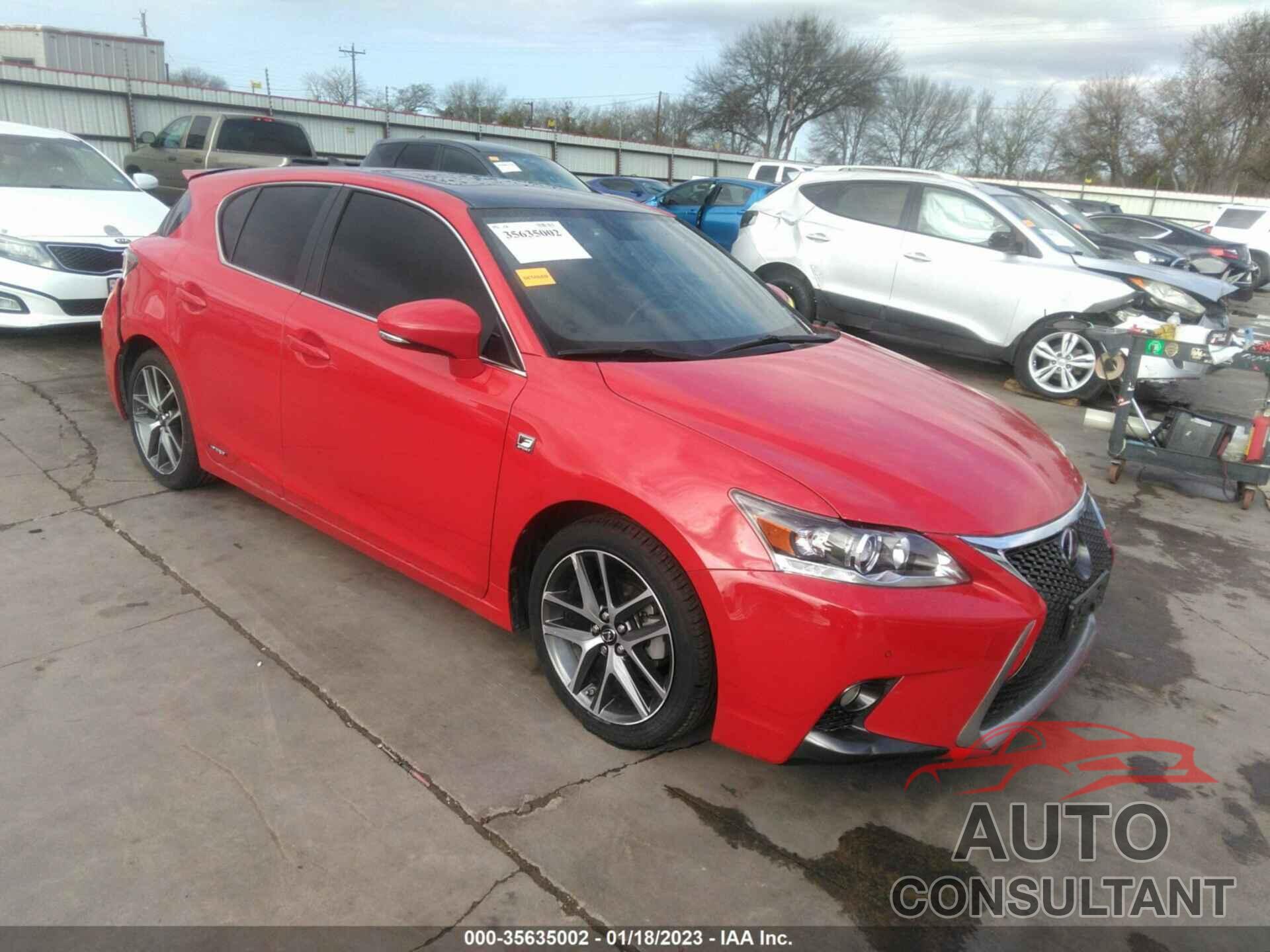 LEXUS CT 200H 2015 - JTHKD5BH3F2246212