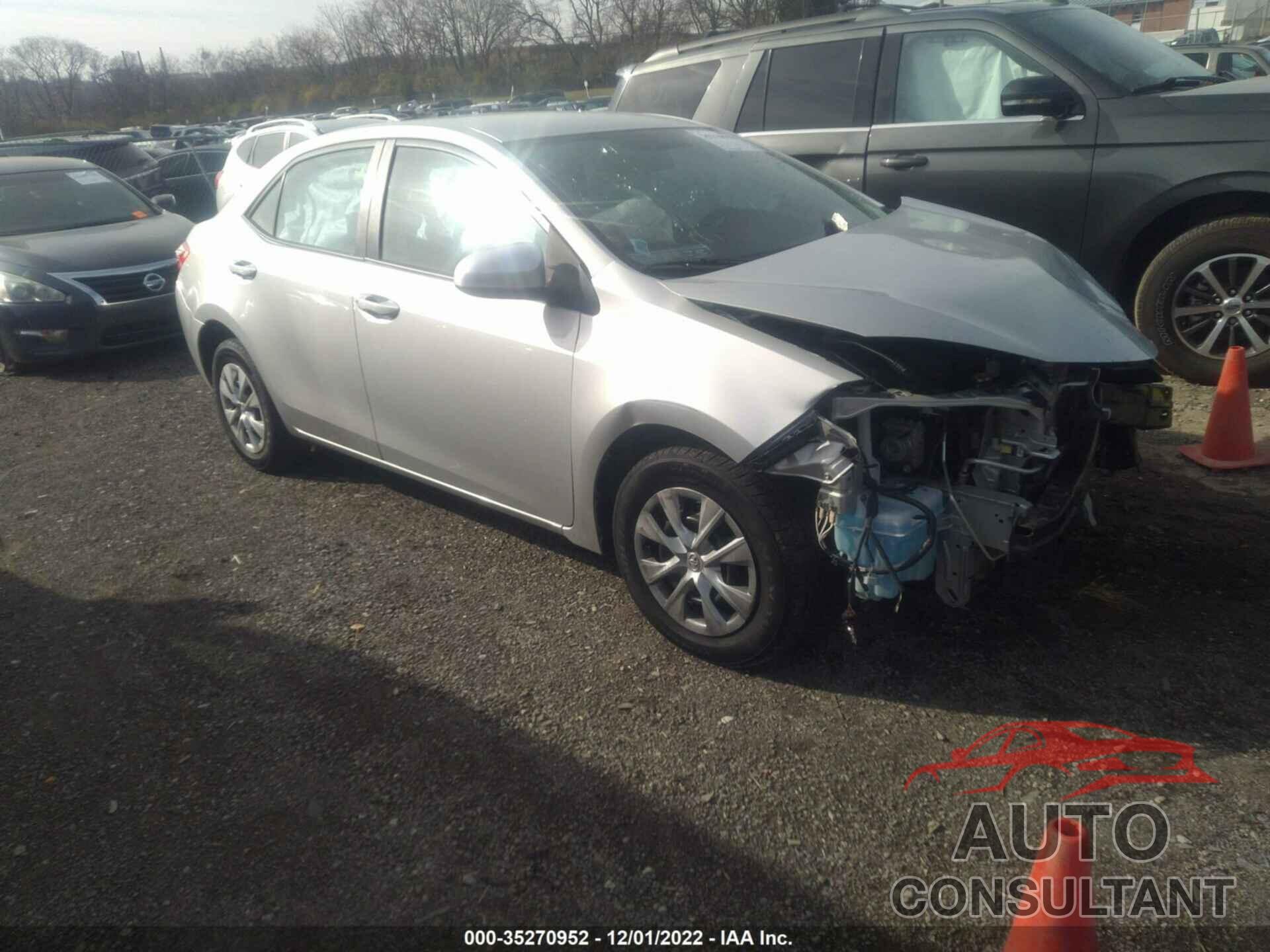 TOYOTA COROLLA 2016 - 2T1BURHE3GC711144