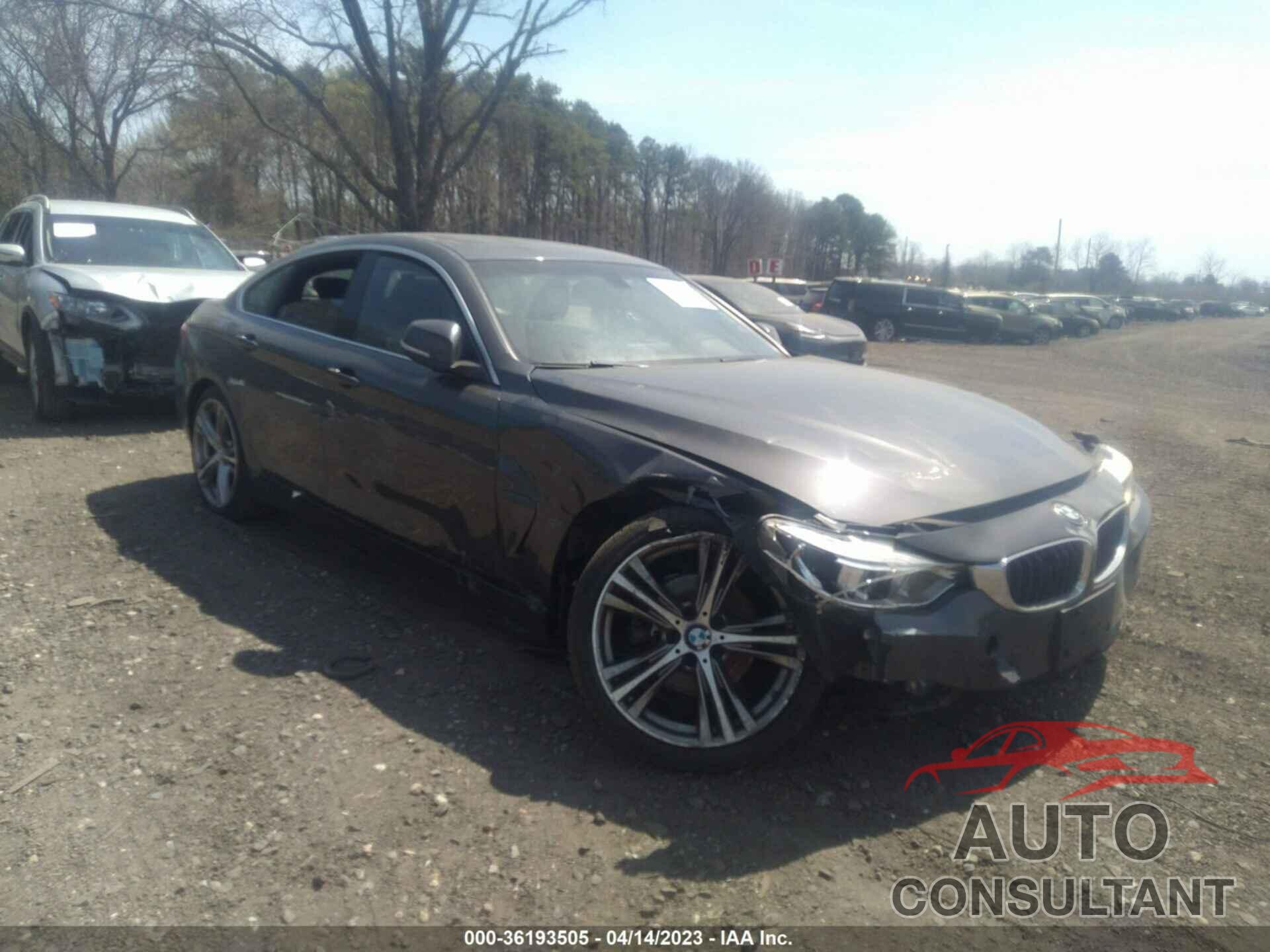 BMW 4 SERIES 2017 - WBA4F7C3XHG788641