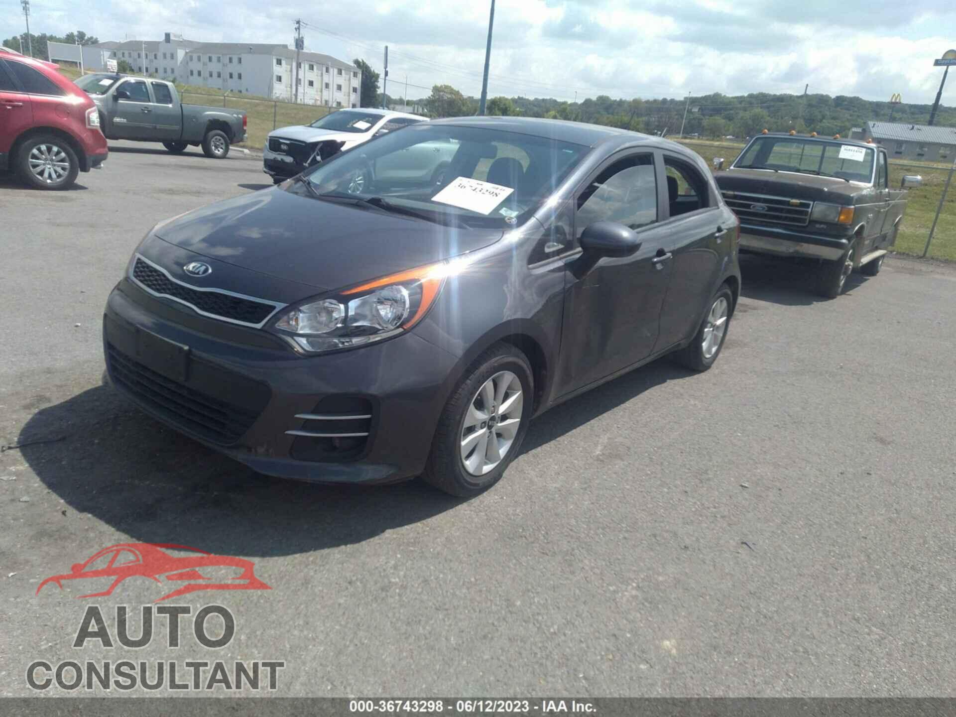 KIA RIO 2016 - KNADN5A33G6621519