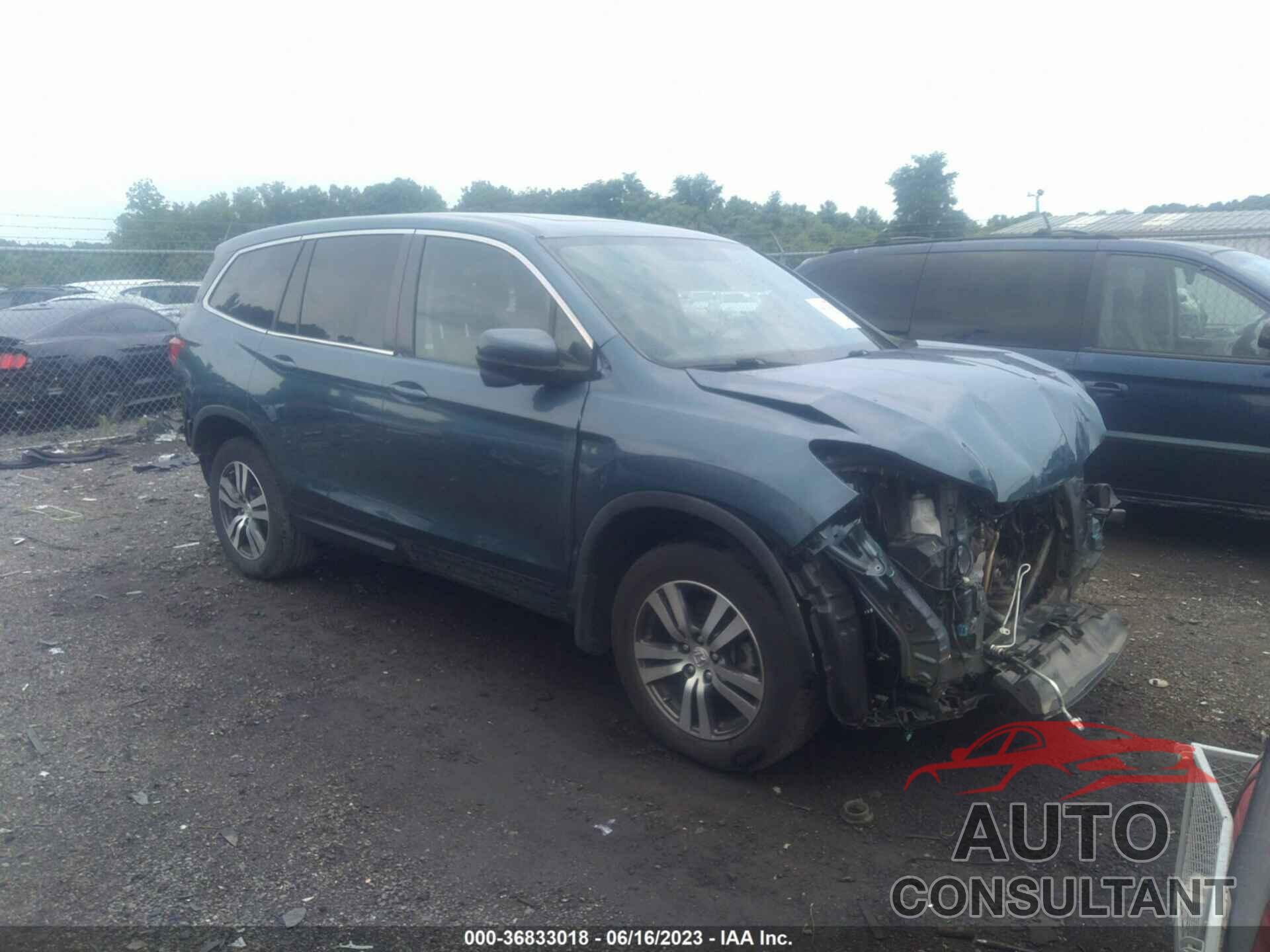 HONDA PILOT 2016 - 5FNYF6H5XGB127953