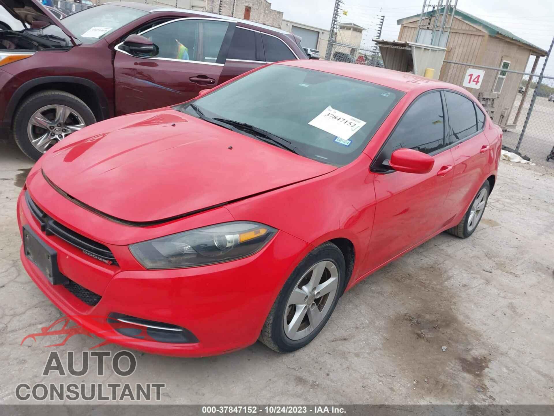 DODGE DART 2016 - 1C3CDFBA7GD609748