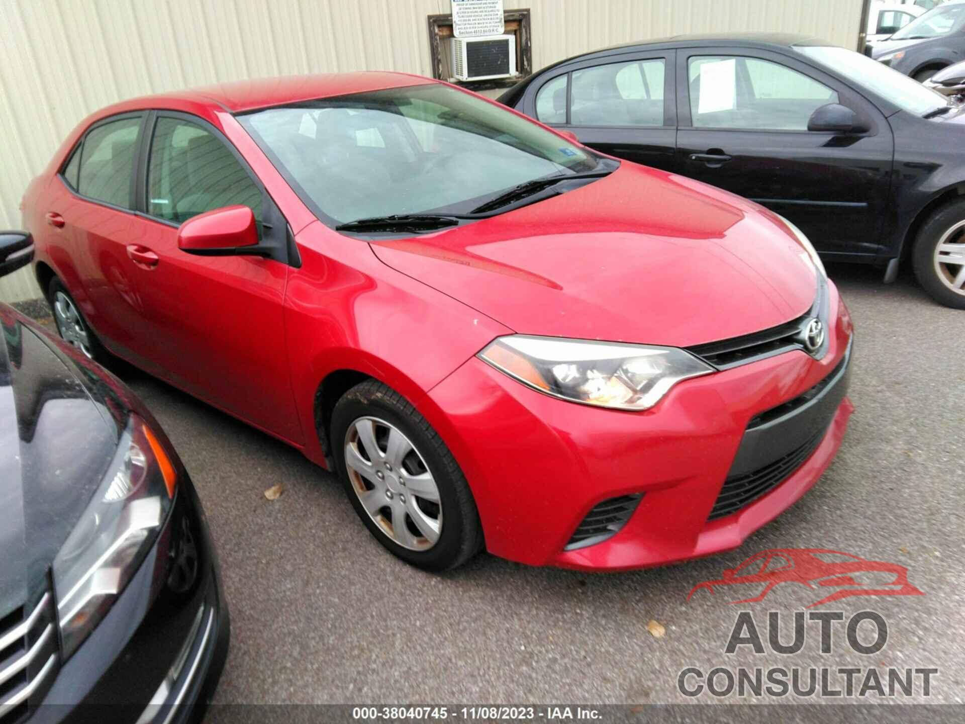 TOYOTA COROLLA 2016 - 2T1BURHE7GC631961