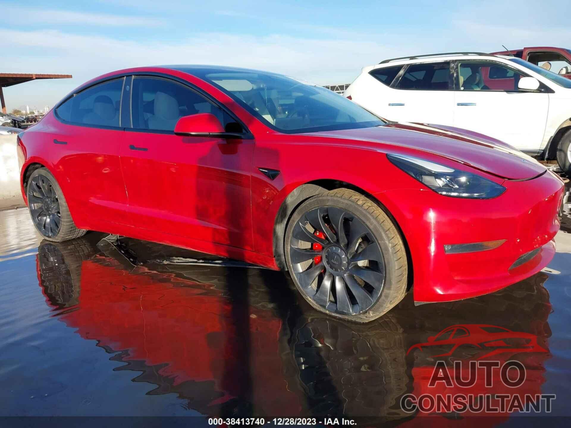TESLA MODEL 3 2022 - 5YJ3E1EC6NF299588