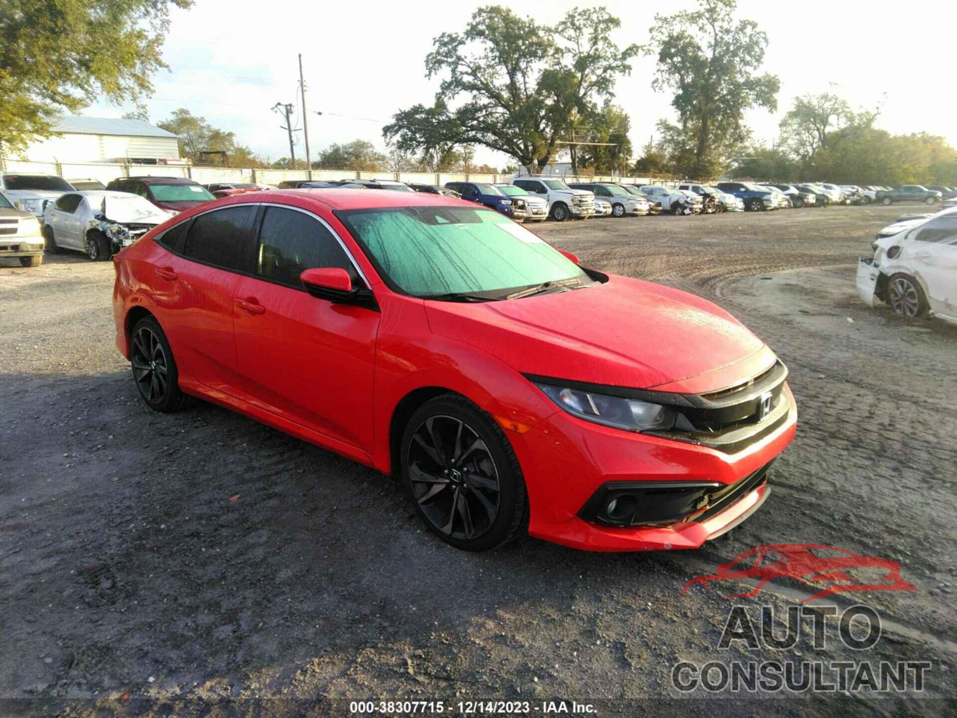 HONDA CIVIC 2019 - 2HGFC2F82KH535048