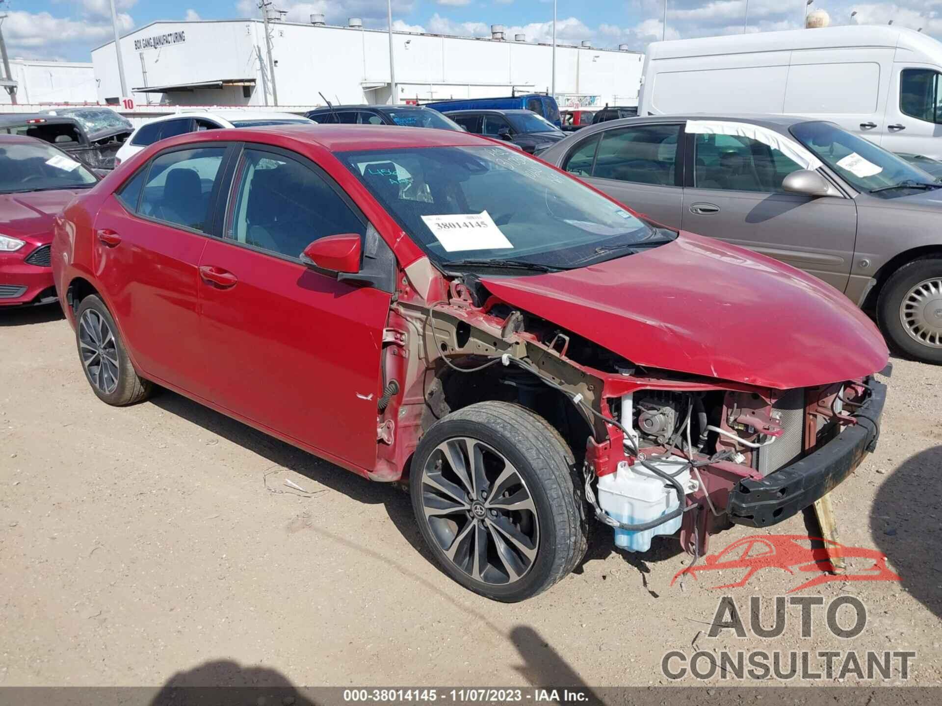 TOYOTA COROLLA 2017 - 5YFBURHE1HP588641