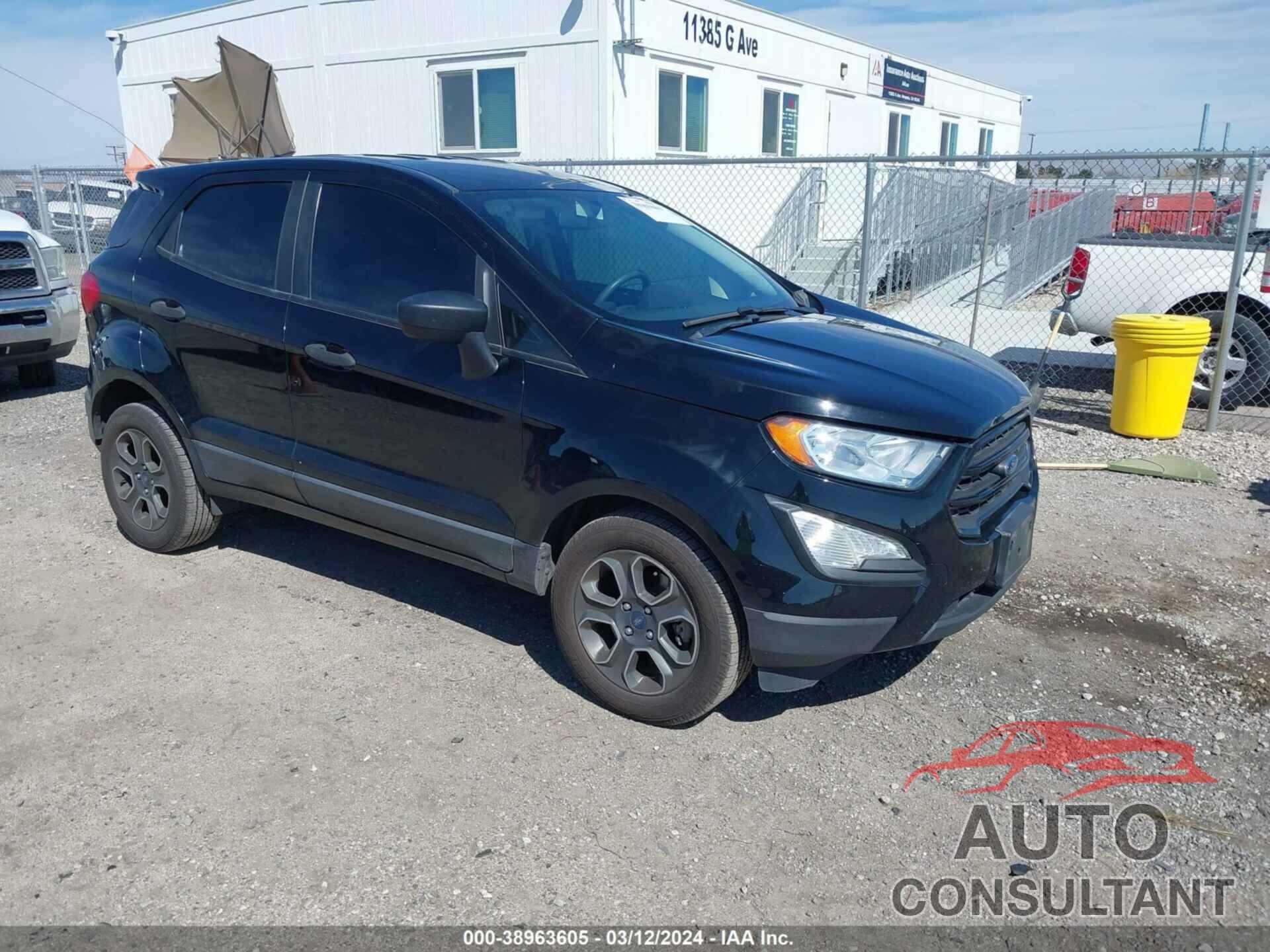 FORD ECOSPORT 2018 - MAJ3P1RE0JC202128