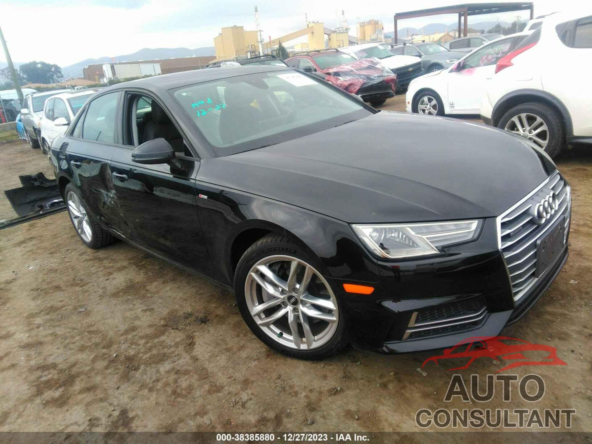 AUDI A4 2017 - WAUDNAF40HN043901