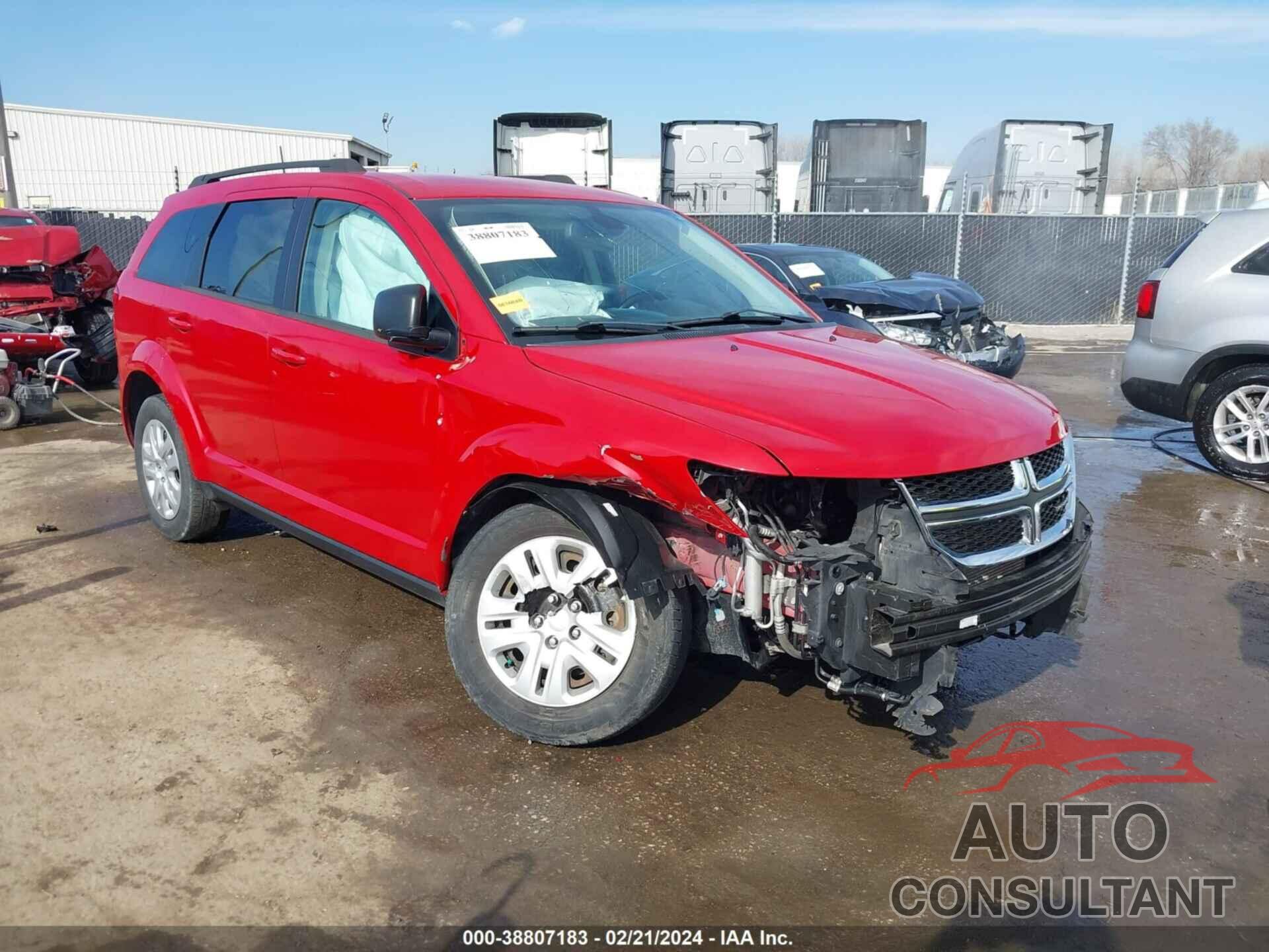 DODGE JOURNEY 2018 - 3C4PDCAB4JT508111