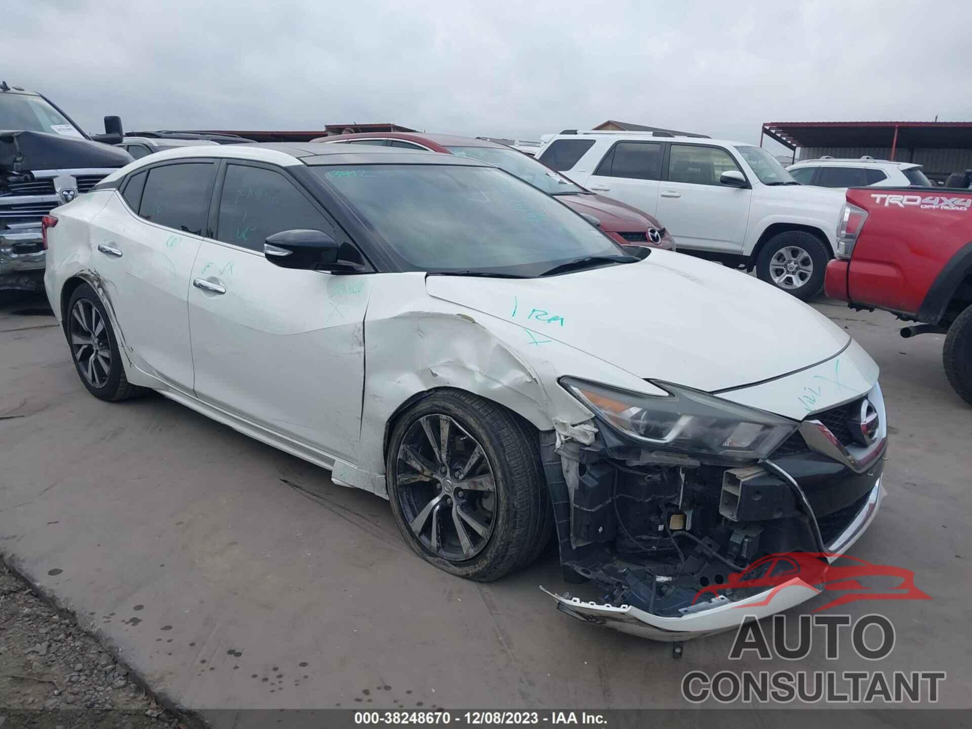 NISSAN MAXIMA 2017 - 1N4AA6AP8HC412148