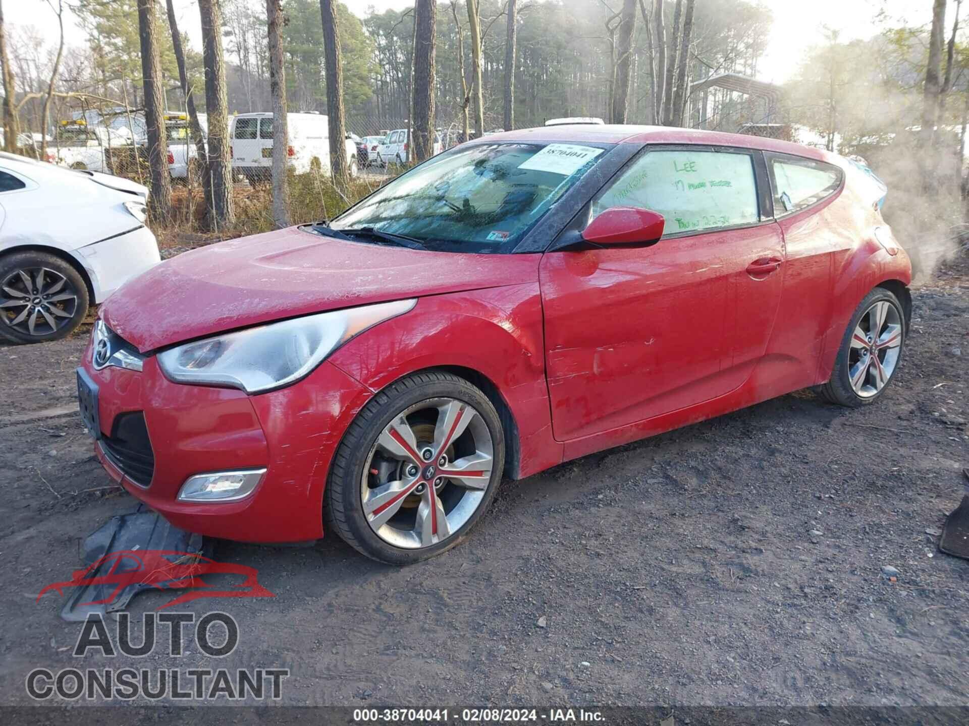 HYUNDAI VELOSTER 2017 - KMHTC6AD1HU322980