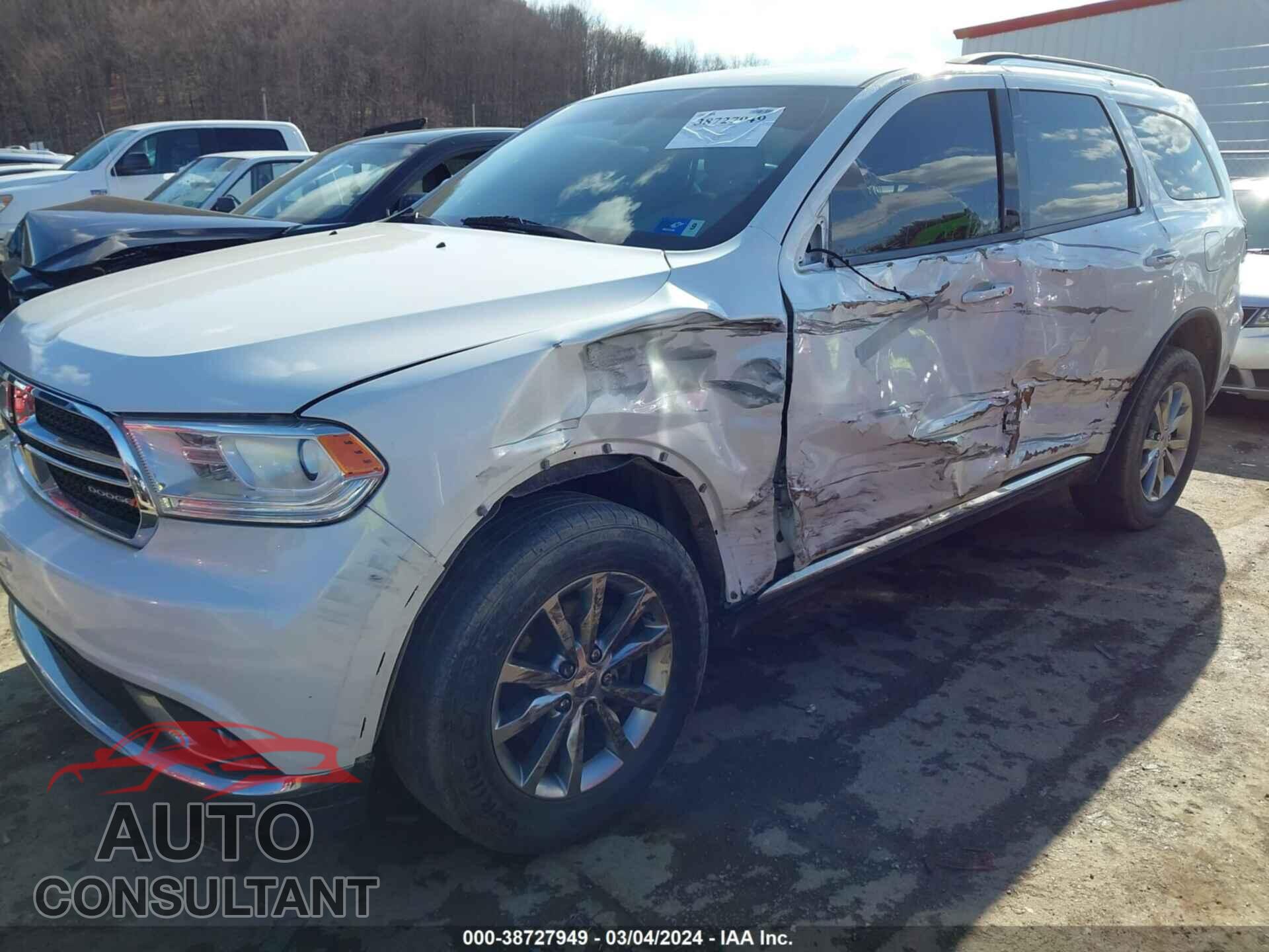 DODGE DURANGO 2017 - 1C4RDJAG2HC870954