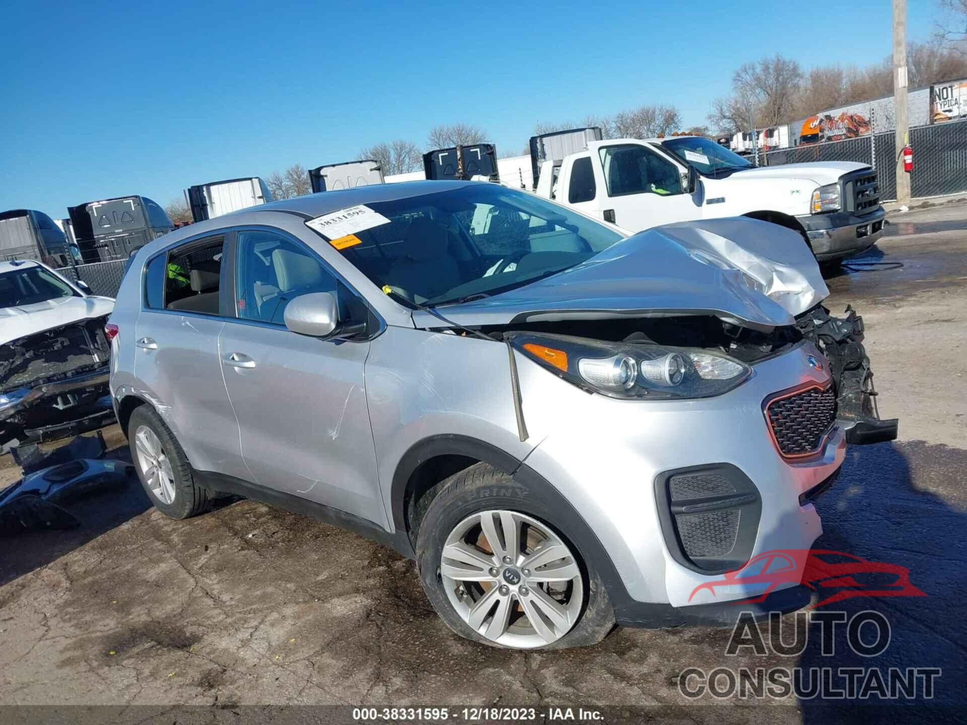 KIA SPORTAGE 2018 - KNDPM3AC3J7482663