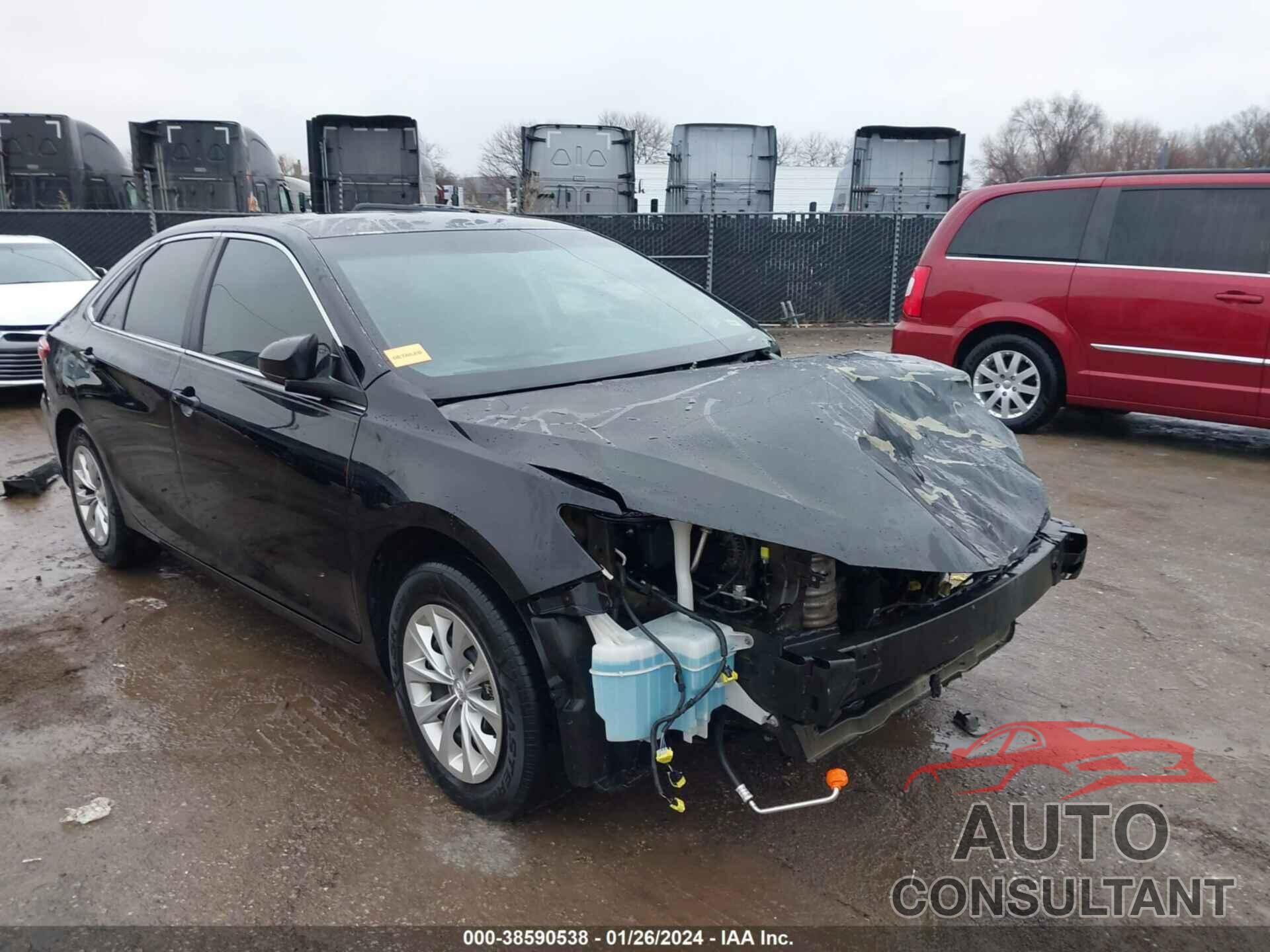 TOYOTA CAMRY 2016 - 4T4BF1FK7GR531397