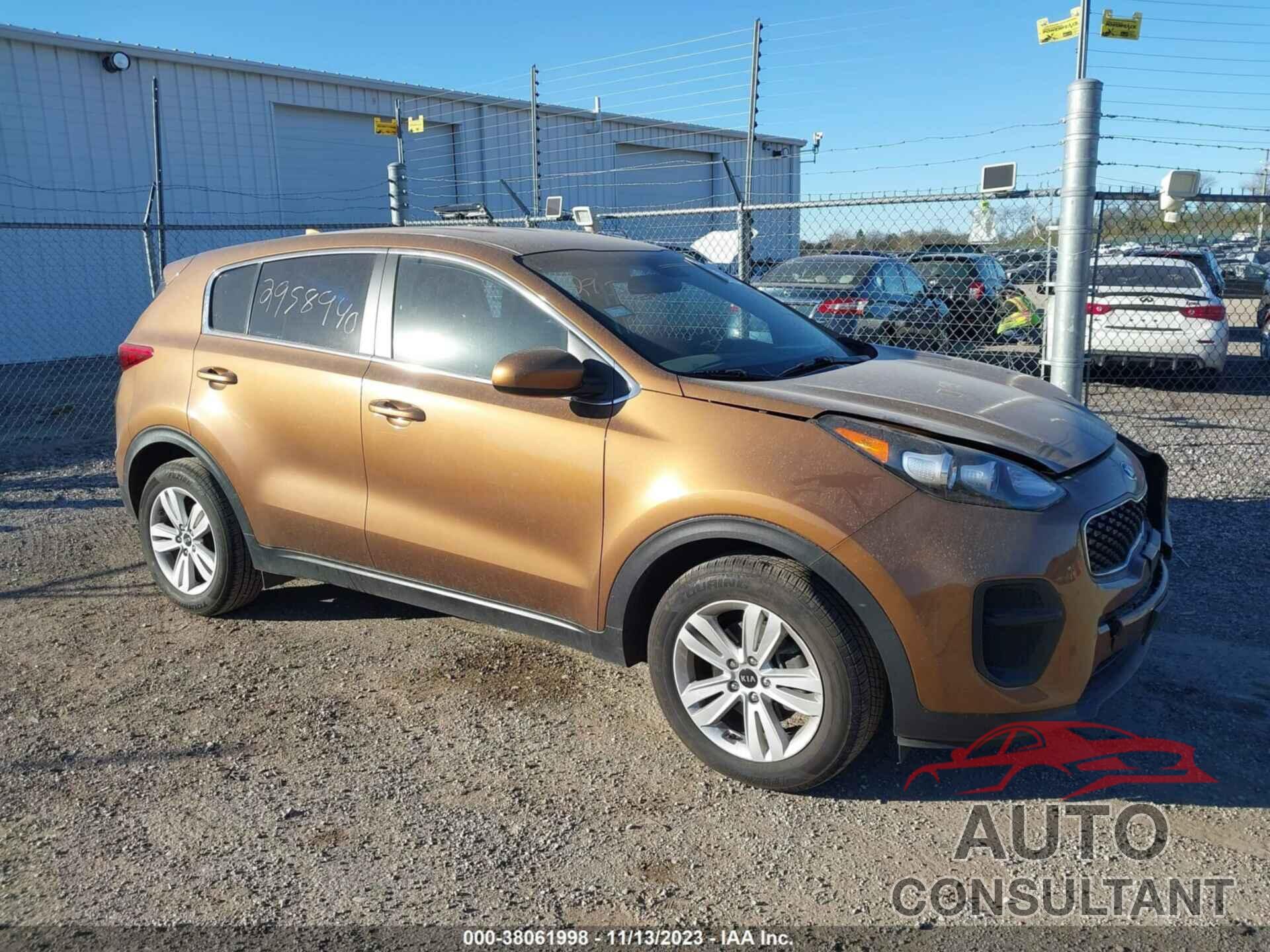 KIA SPORTAGE 2018 - KNDPM3AC9J7339443