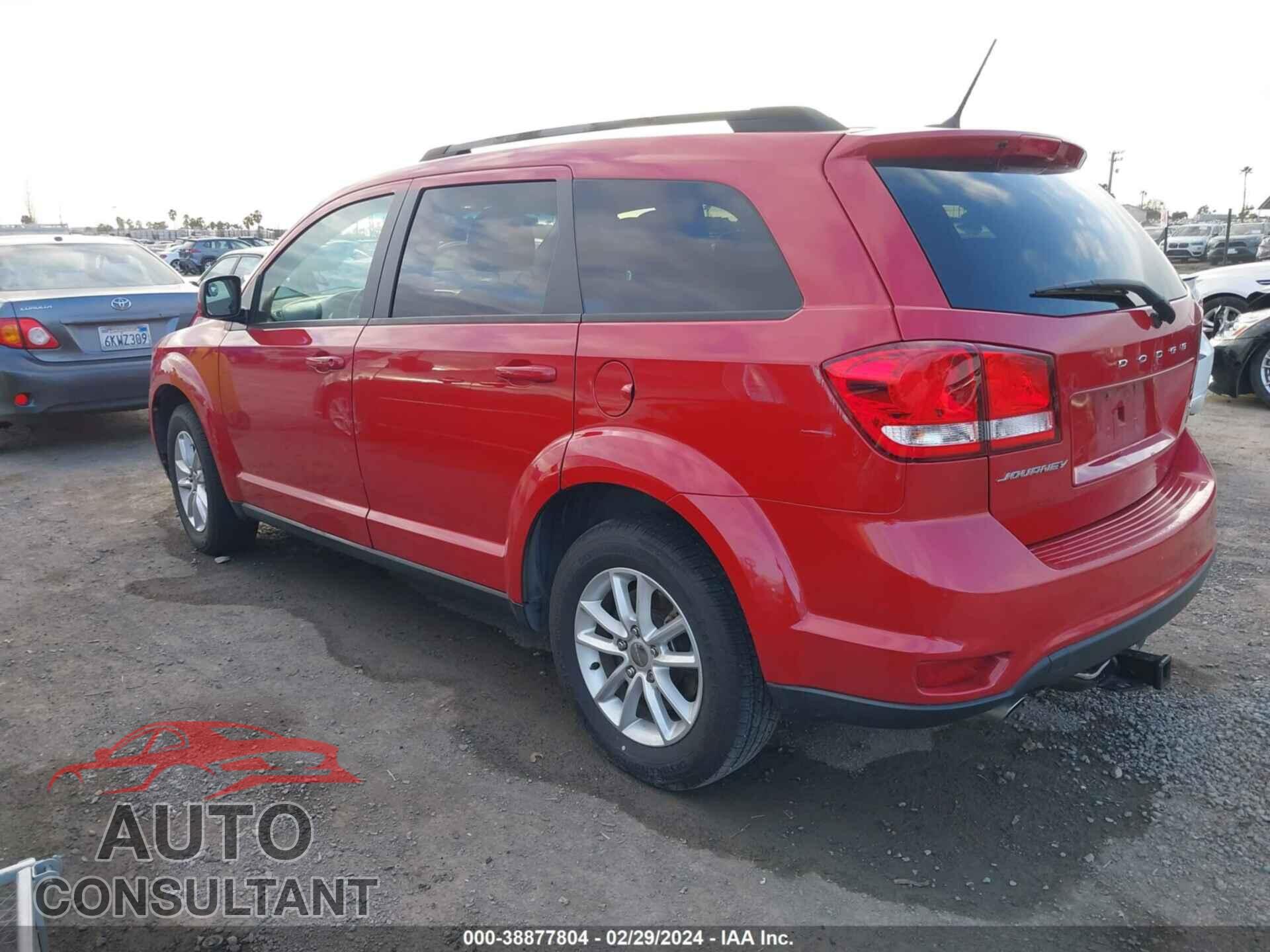 DODGE JOURNEY 2017 - 3C4PDCBG3HT588991