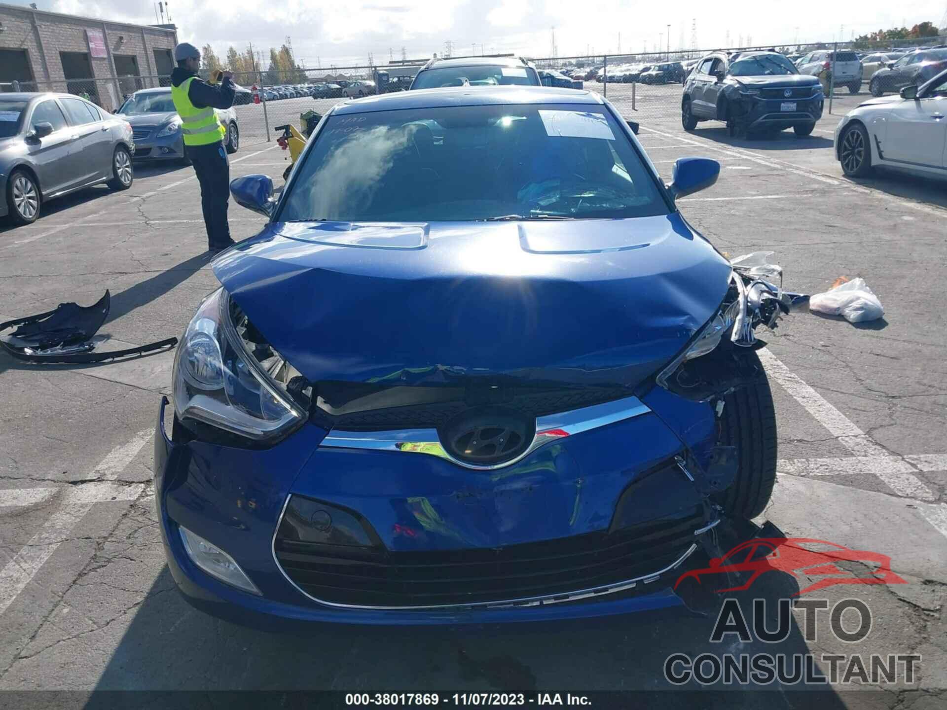 HYUNDAI VELOSTER 2016 - KMHTC6AD5GU248753