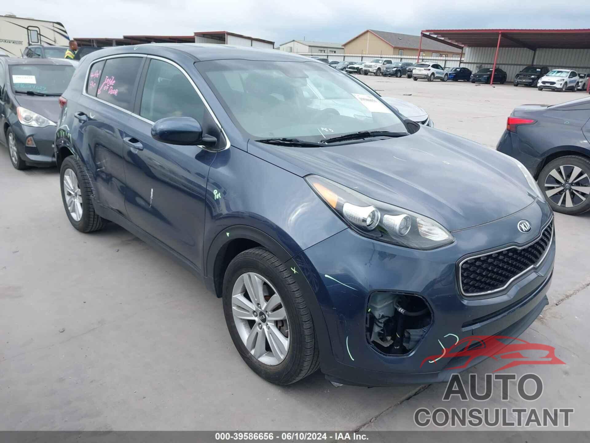 KIA SPORTAGE 2018 - KNDPM3AC7J7468233