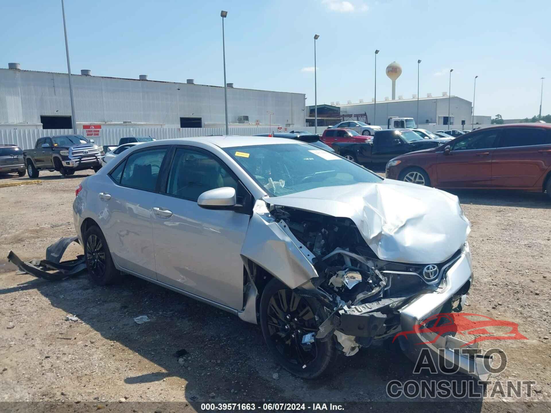 TOYOTA COROLLA 2016 - 2T1BURHE4GC659457