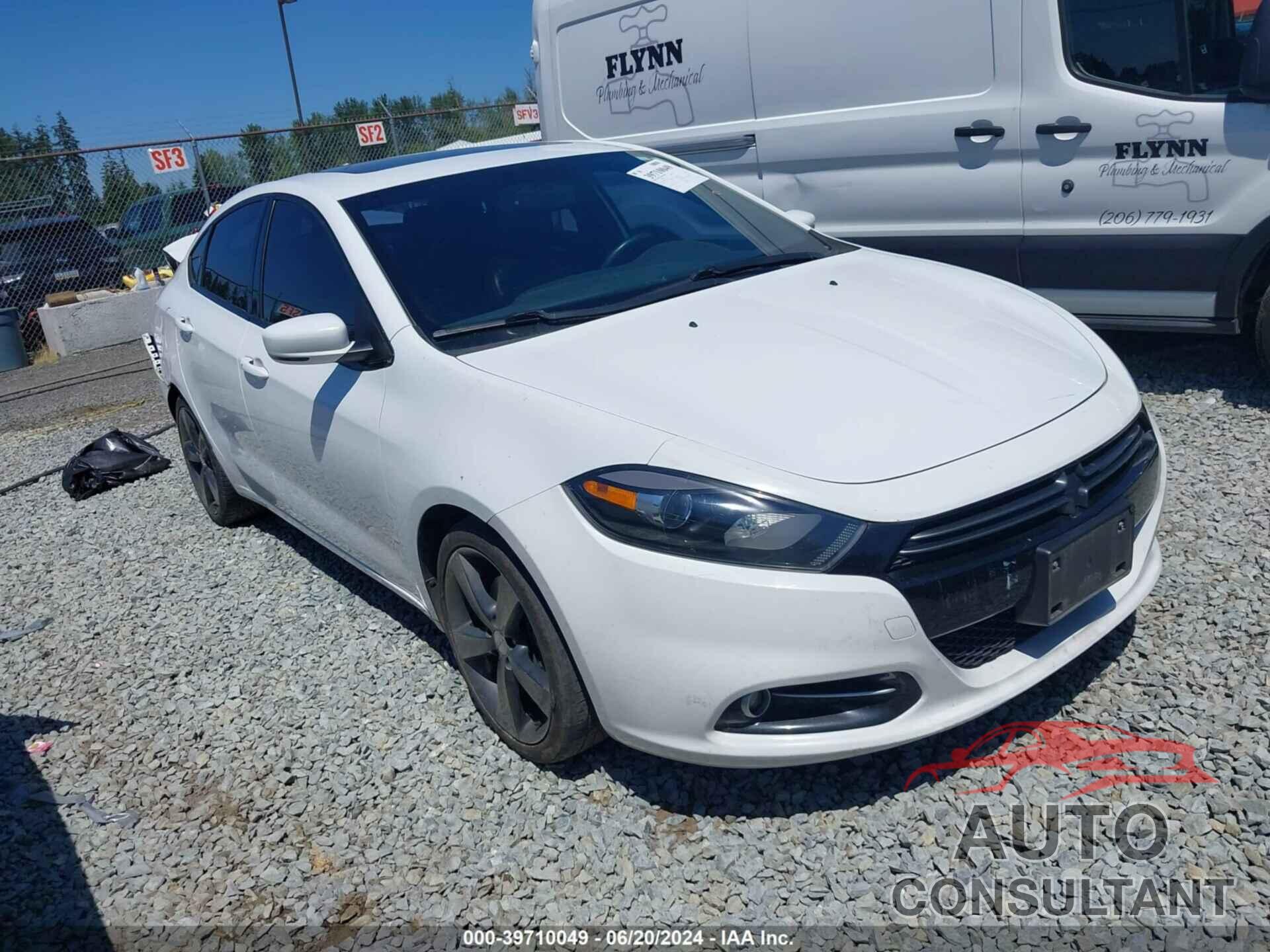 DODGE DART 2015 - 1C3CDFEB9FD150533