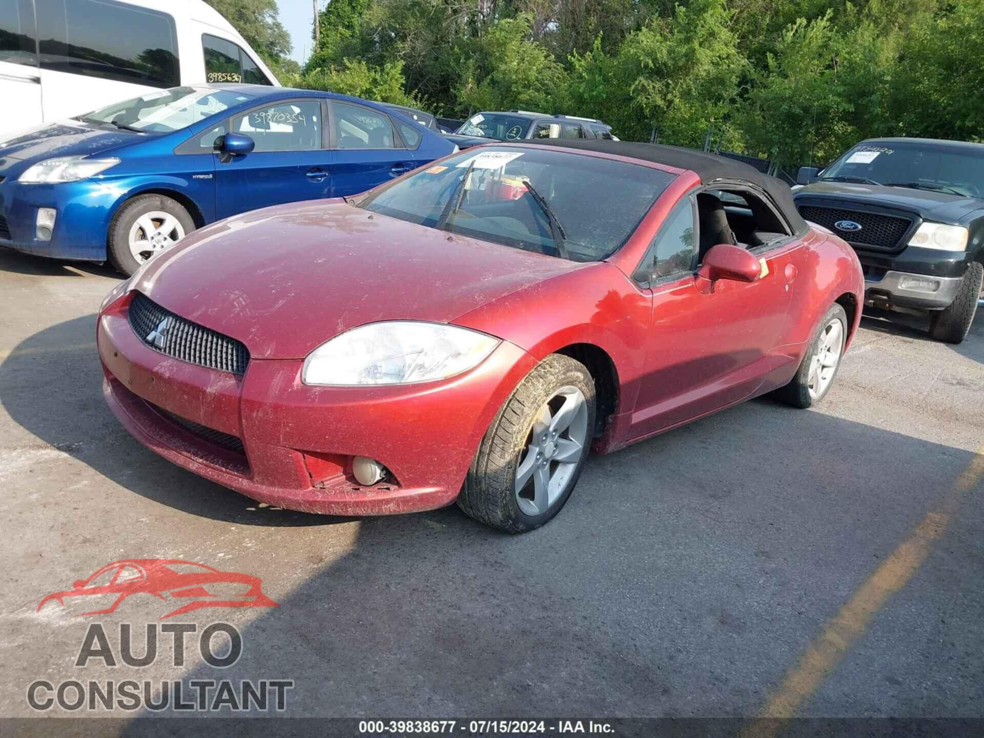 MITSUBISHI ECLIPSE SPYDER 2009 - 4A3AL25F69E041458